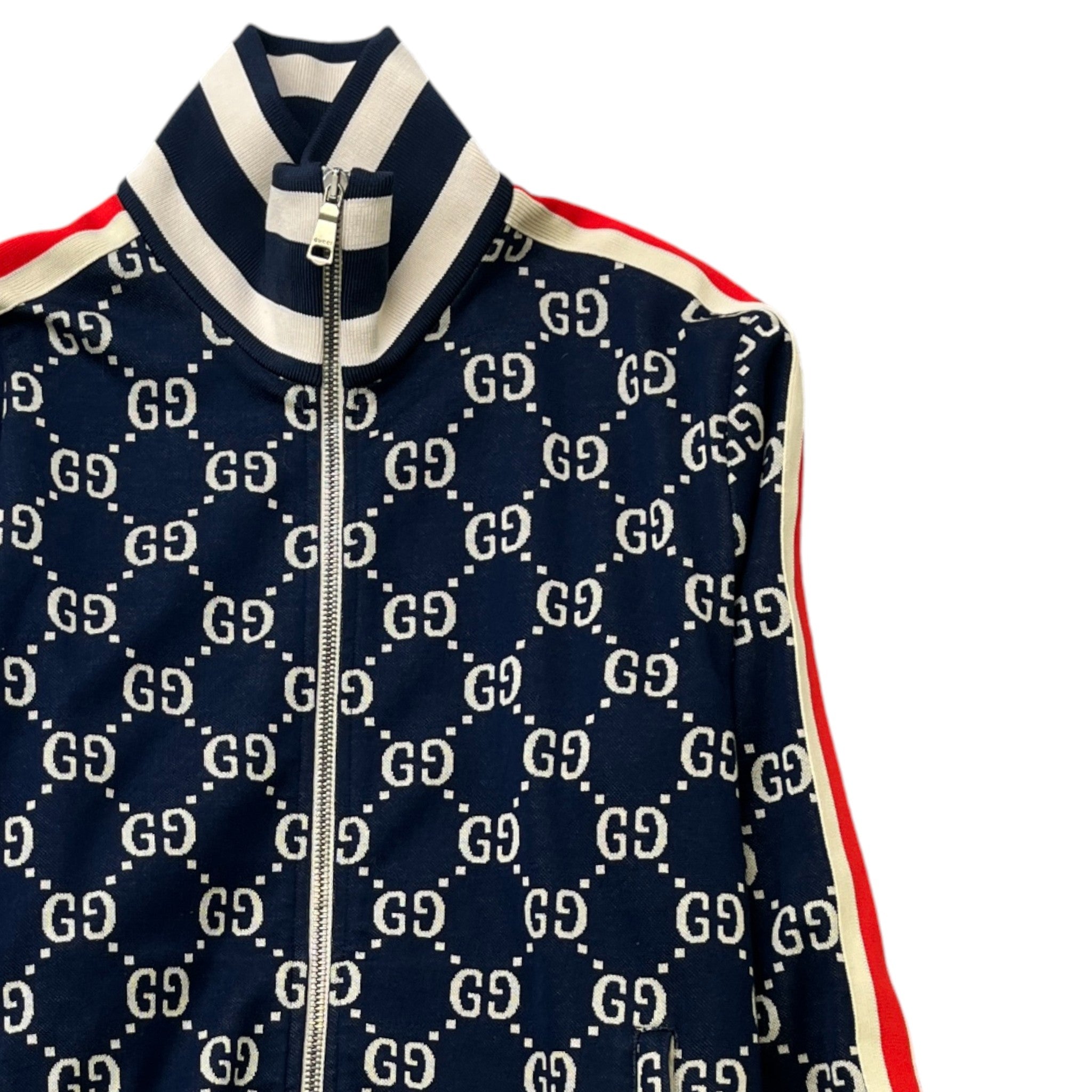 Men's Gg Supreme Track Jacket Navy Size S