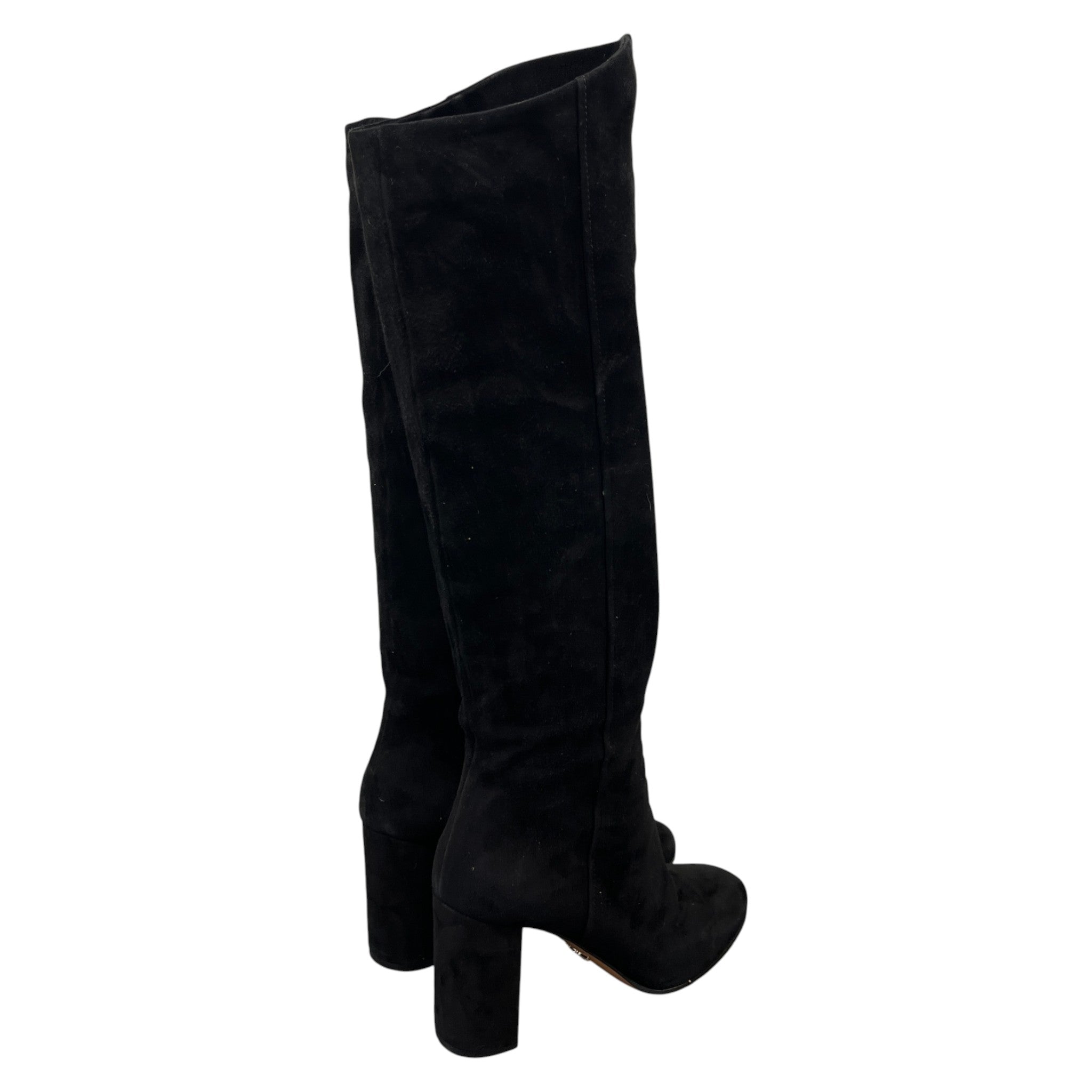 Women's Suede Knee High Boots Black Size EU 36 / UK 3