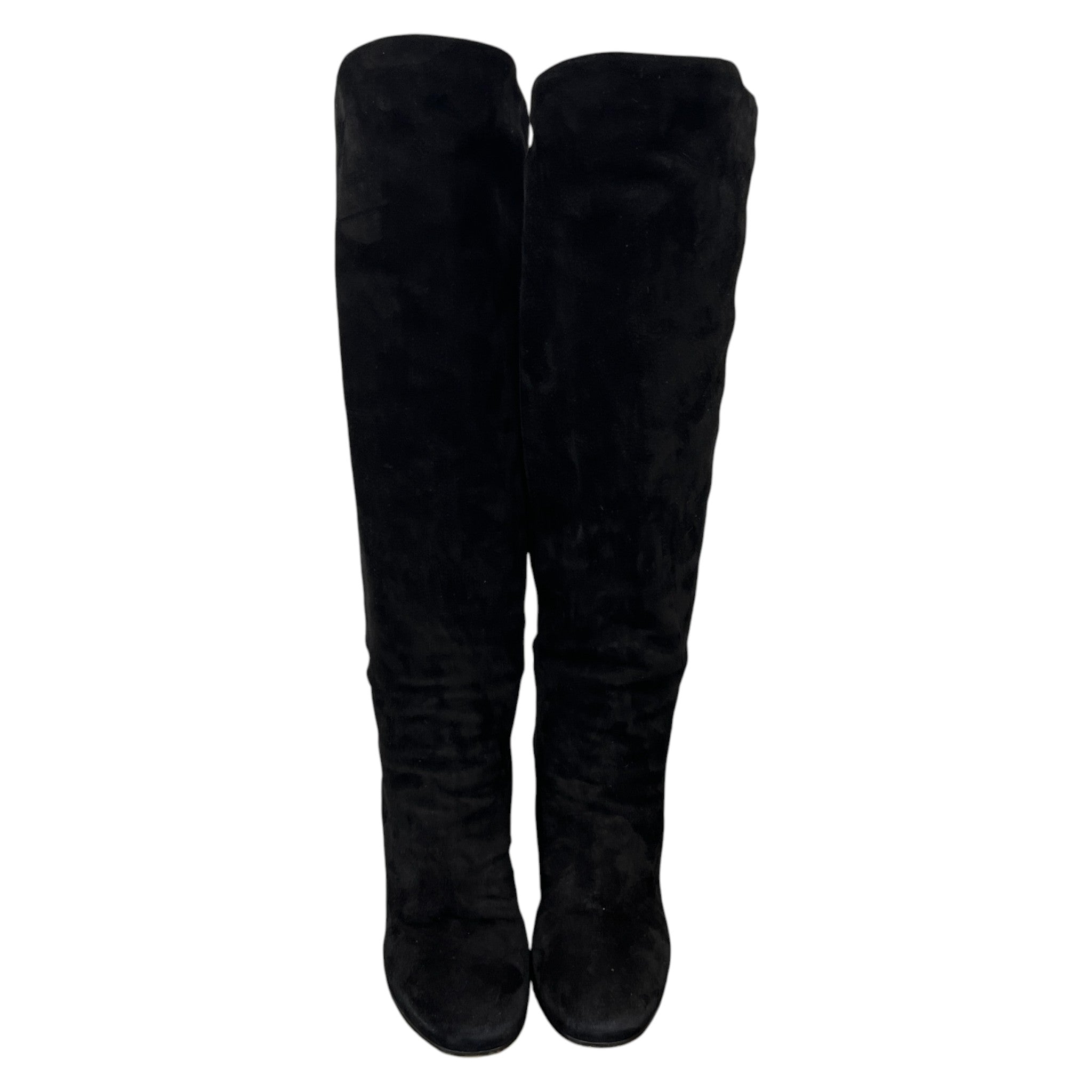 Women's Suede Knee High Boots Black Size EU 36 / UK 3
