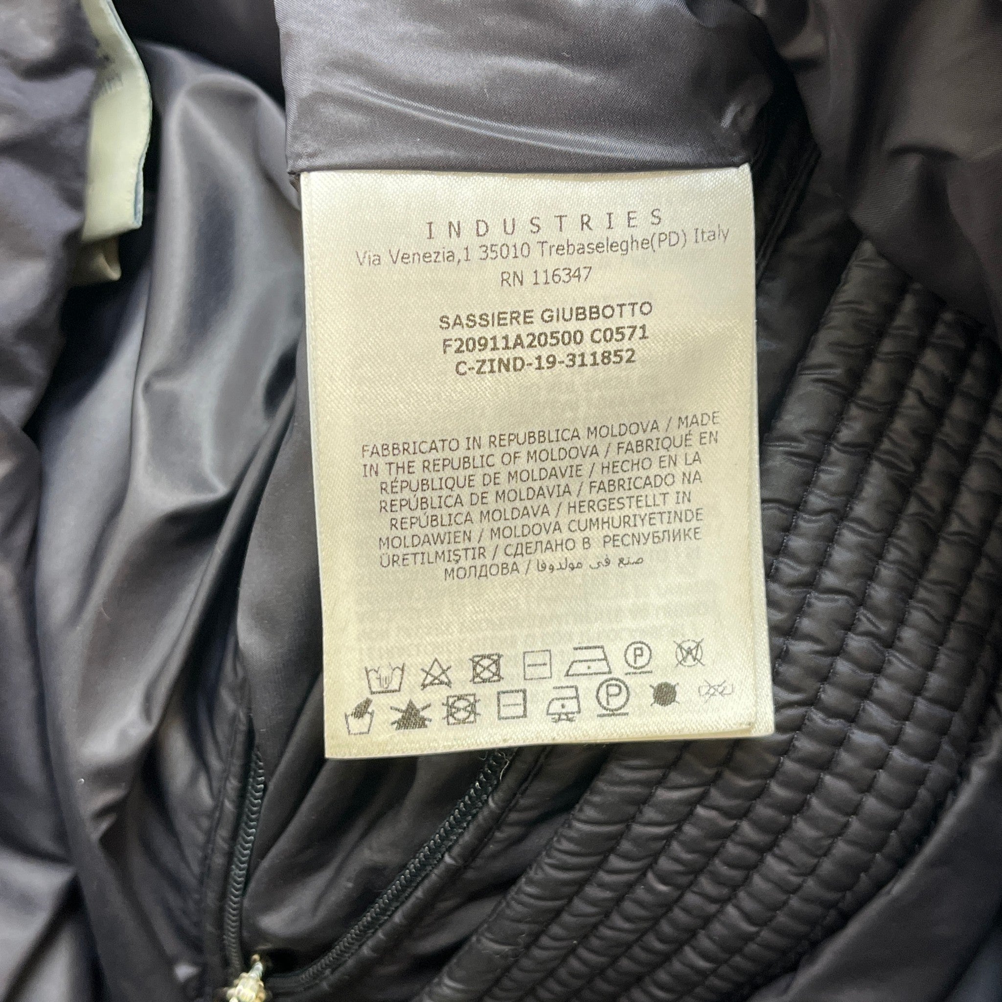 Men's Sassiere Down Jacket Navy Size 3 / L