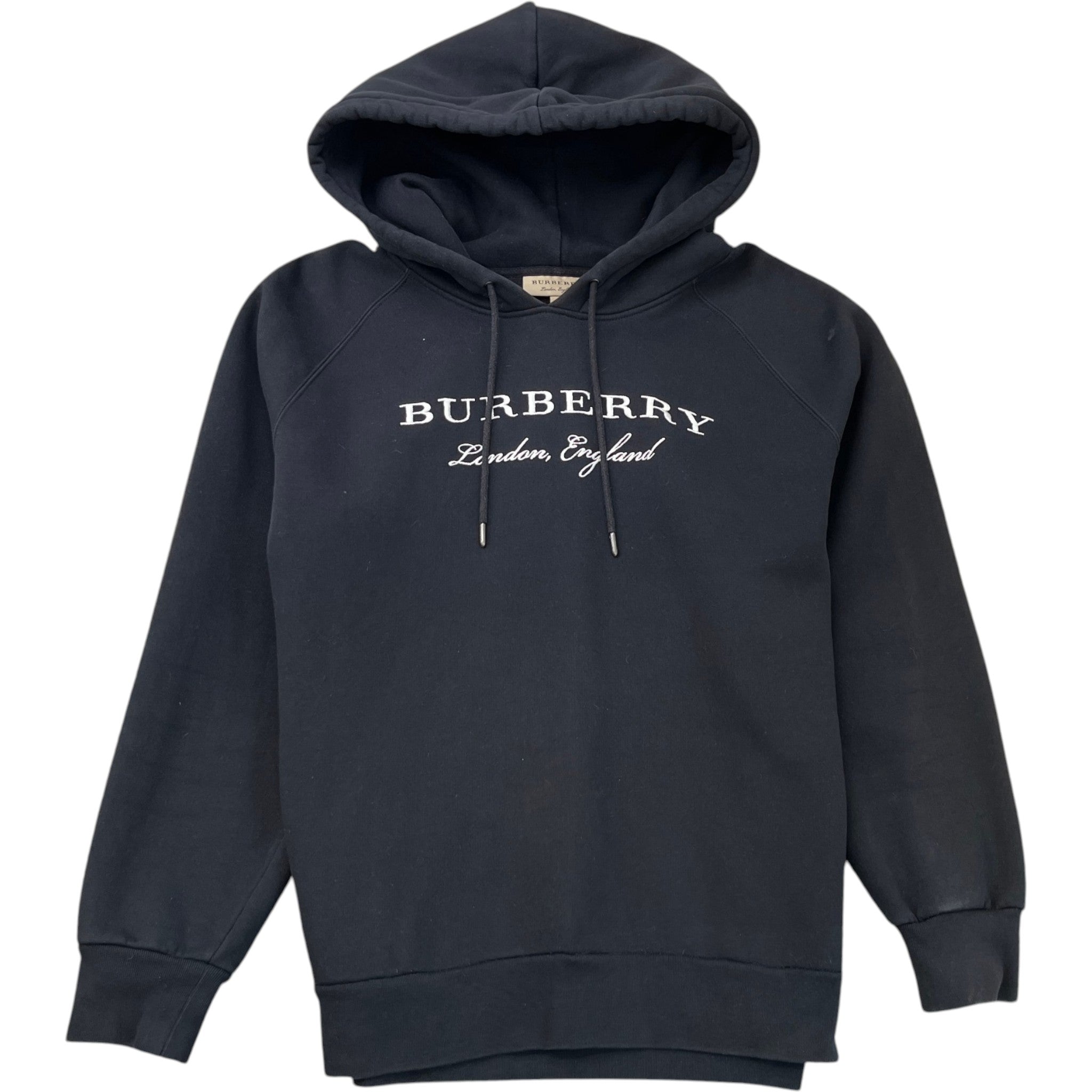 Men's Embroidered Logo Hoodie Black Size XL