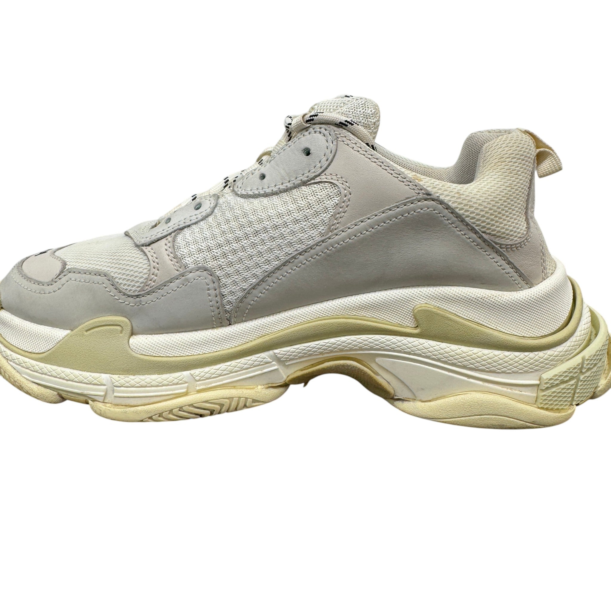 Men's Triple S Low Trainers Cream Size EU 44 / UK 10