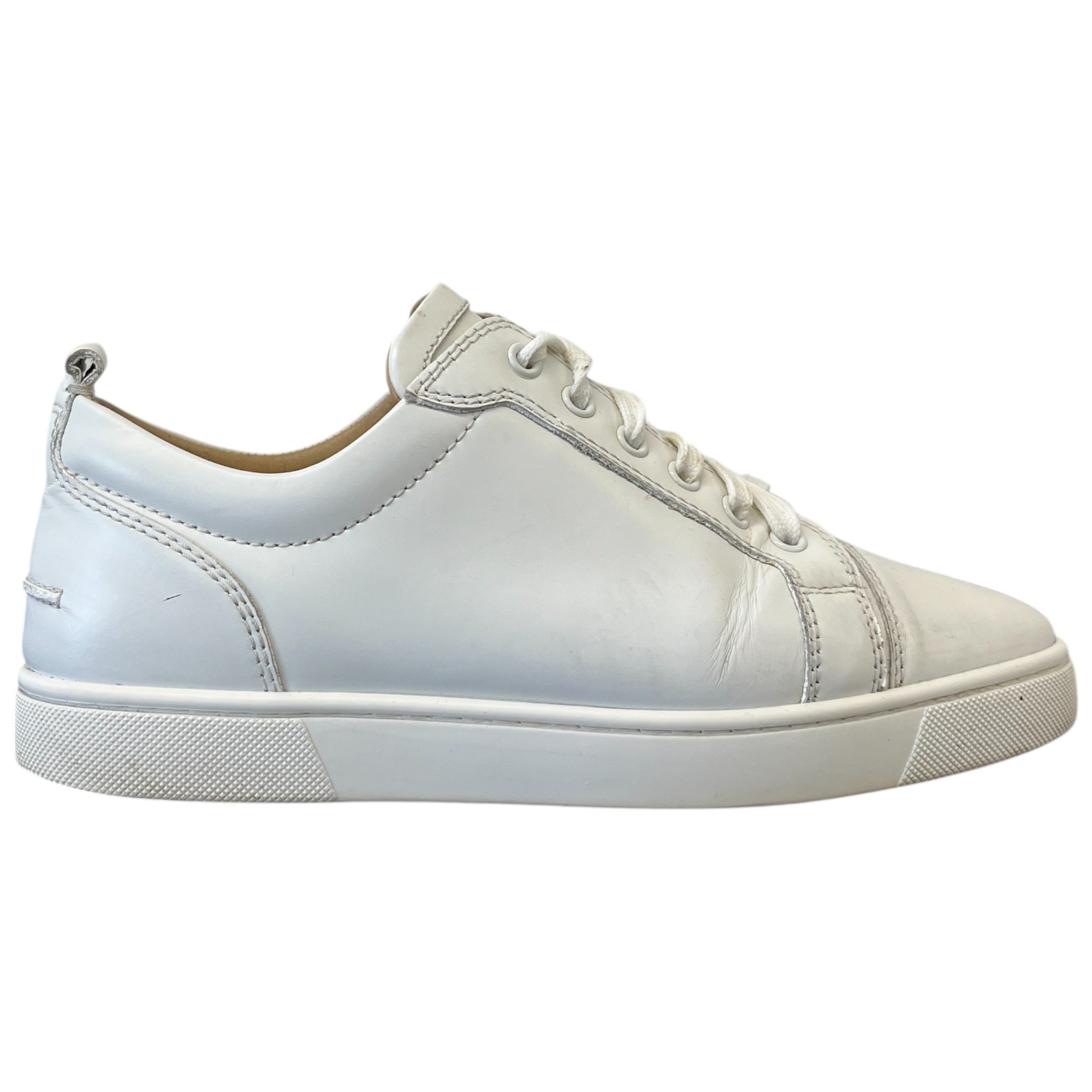 Men's Louis Junior Flat Low Trainers White Size EU 40 / UK 6