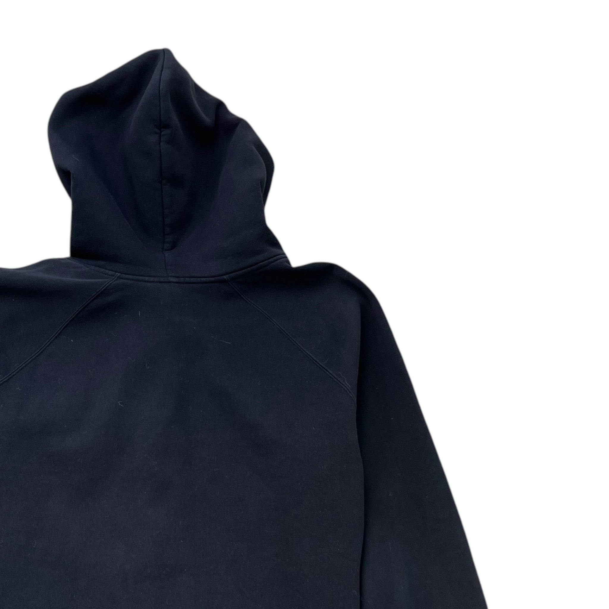 Men's Embroidered Logo Hoodie Black Size XL