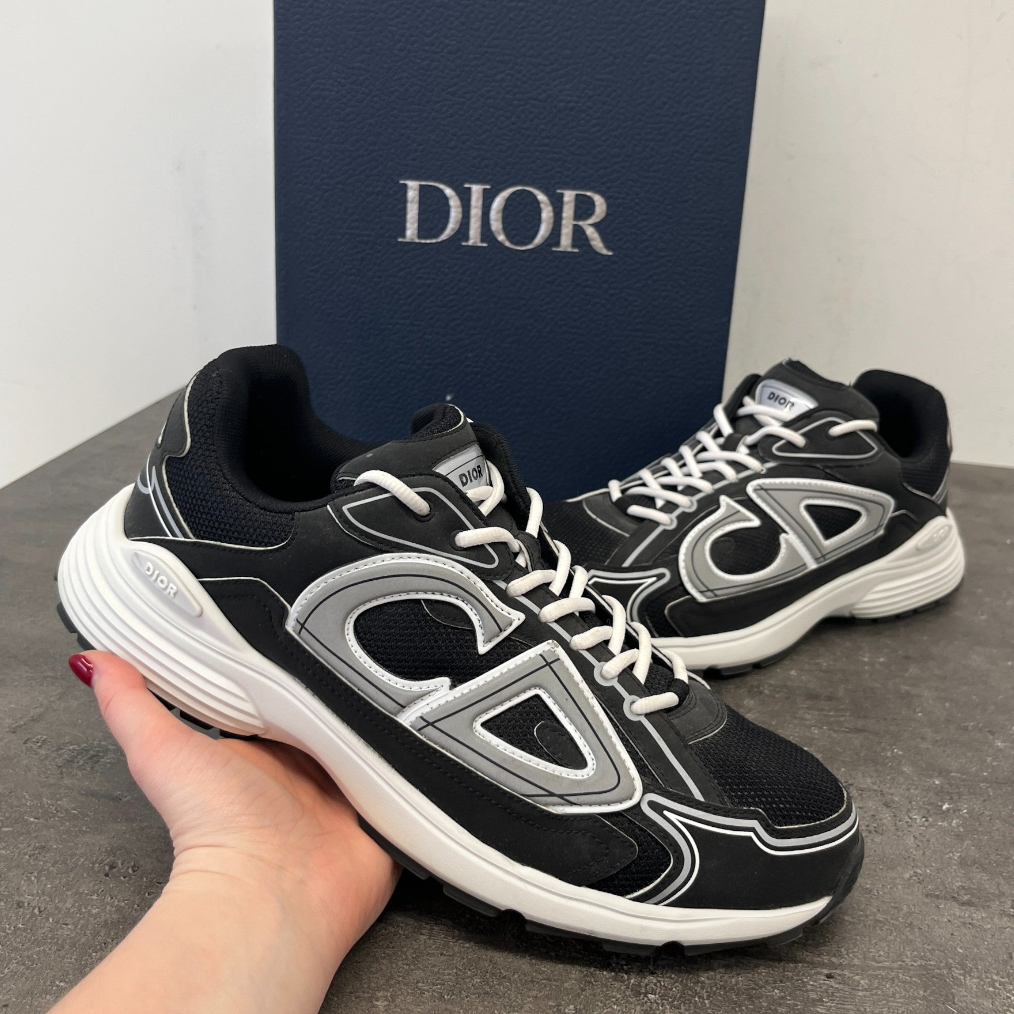 Men's B30 Low Trainers Black Size EU 43.5 / UK 9.5