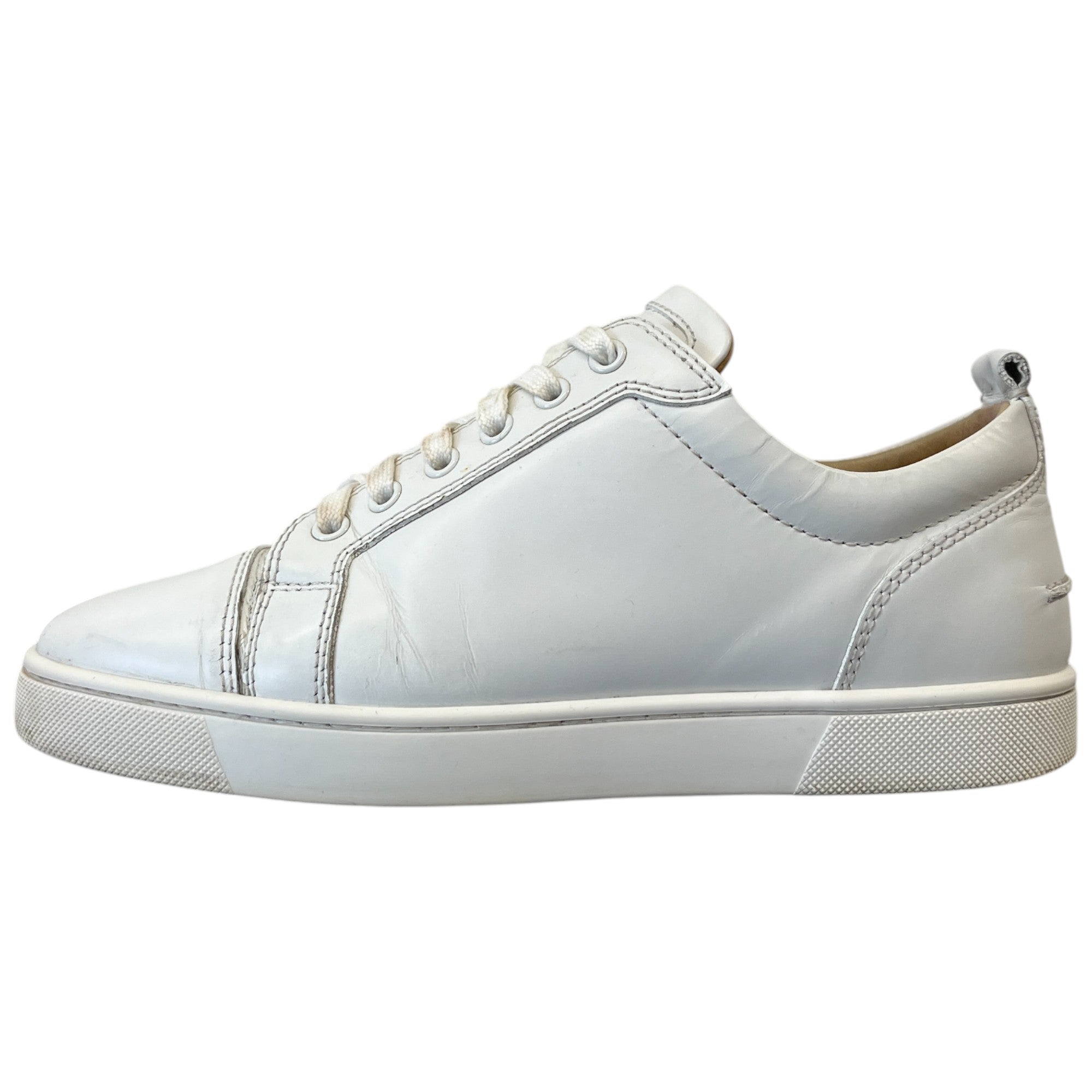 Men's Louis Junior Flat Low Trainers White Size EU 40 / UK 6