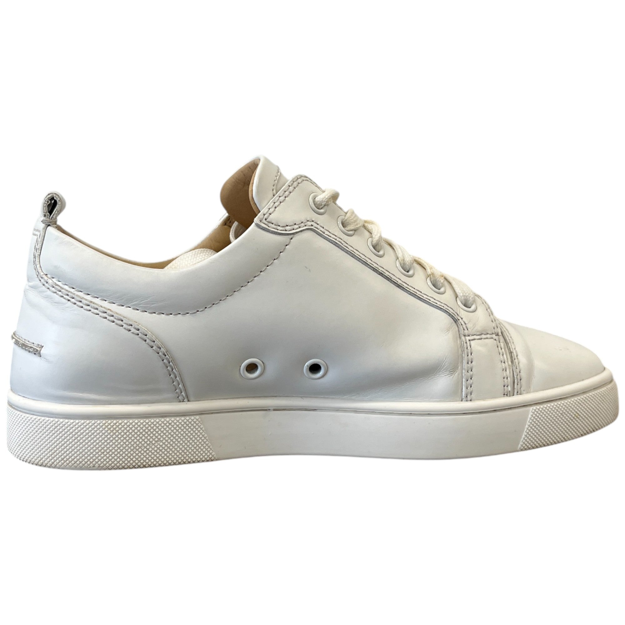 Men's Louis Junior Flat Low Trainers White Size EU 40 / UK 6