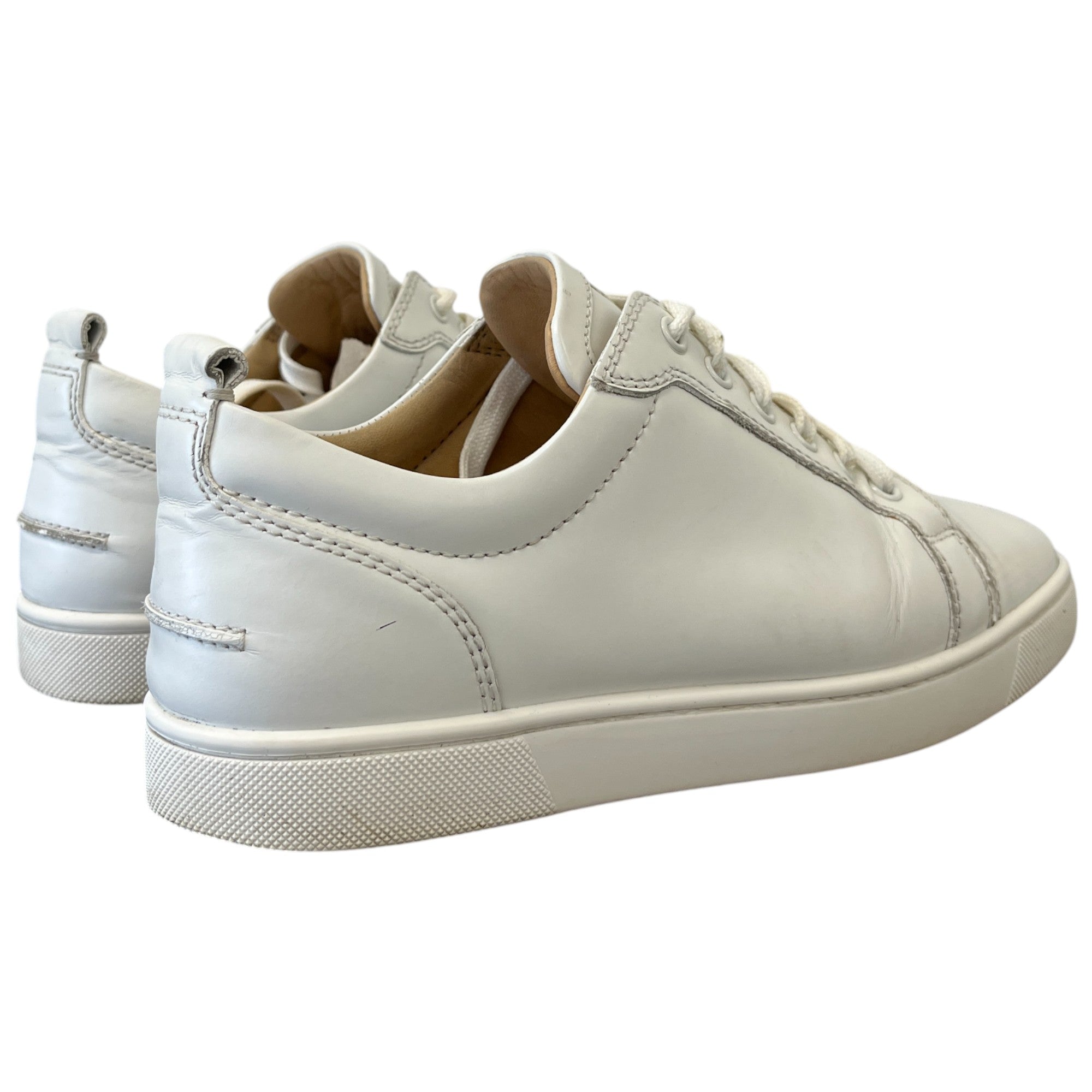 Men's Louis Junior Flat Low Trainers White Size EU 40 / UK 6