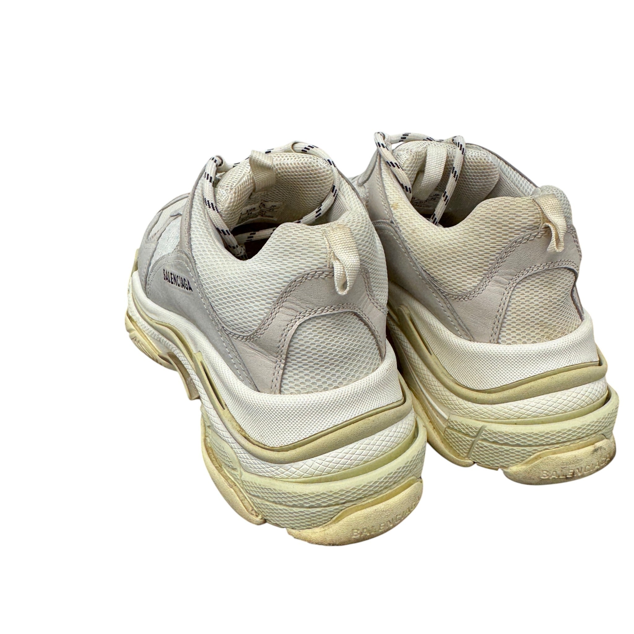 Men's Triple S Low Trainers Cream Size EU 44 / UK 10