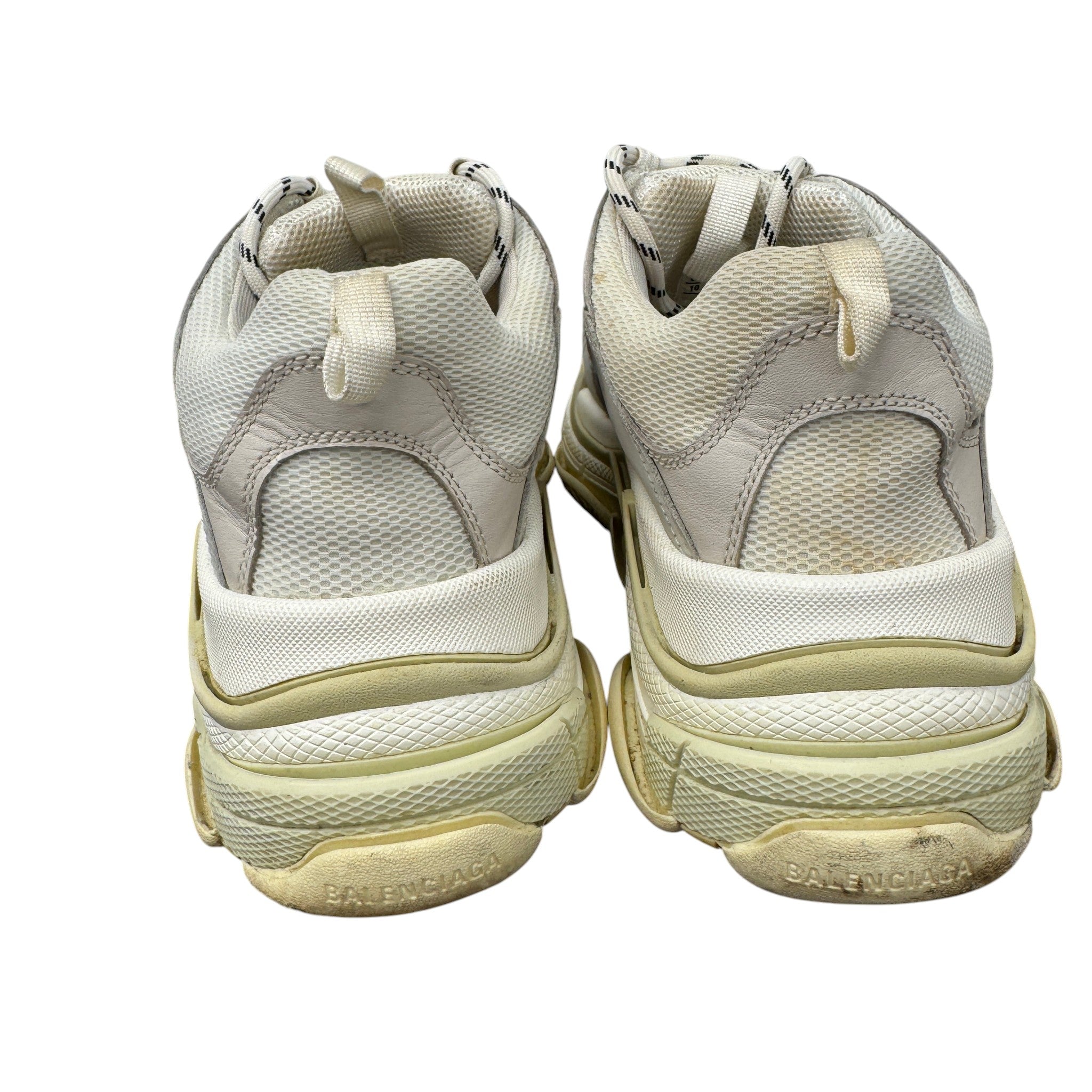 Men's Triple S Low Trainers Cream Size EU 44 / UK 10