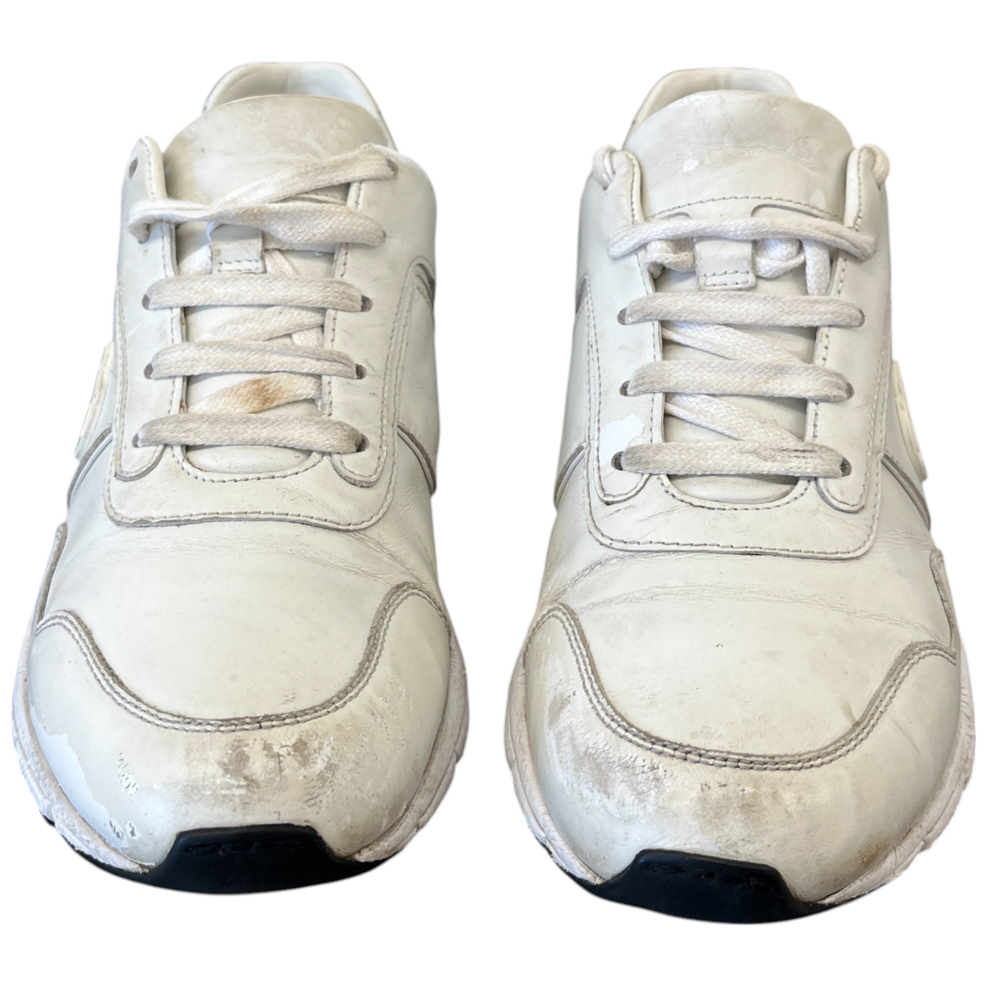 Women's Gg Logo Low Trainers White Size EU 38 / UK 5