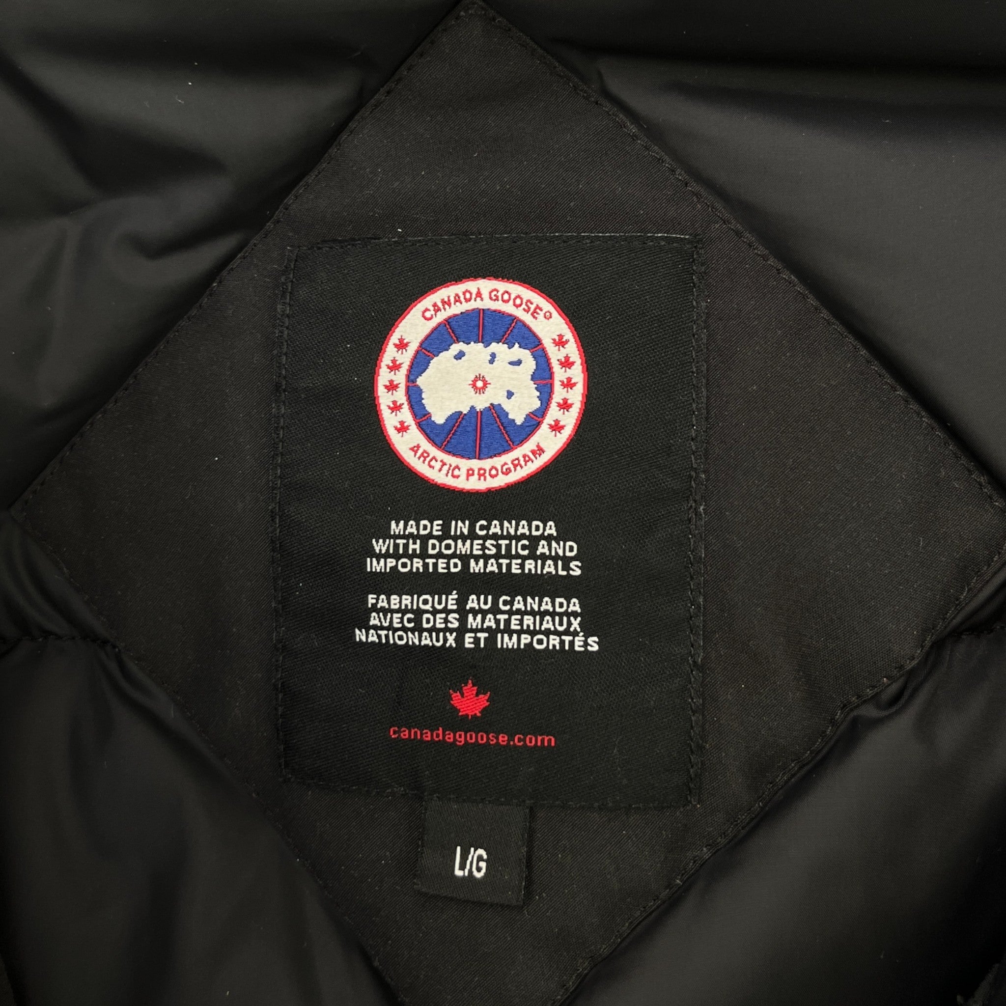 Men's Langford Parka Down Jacket Black Size L