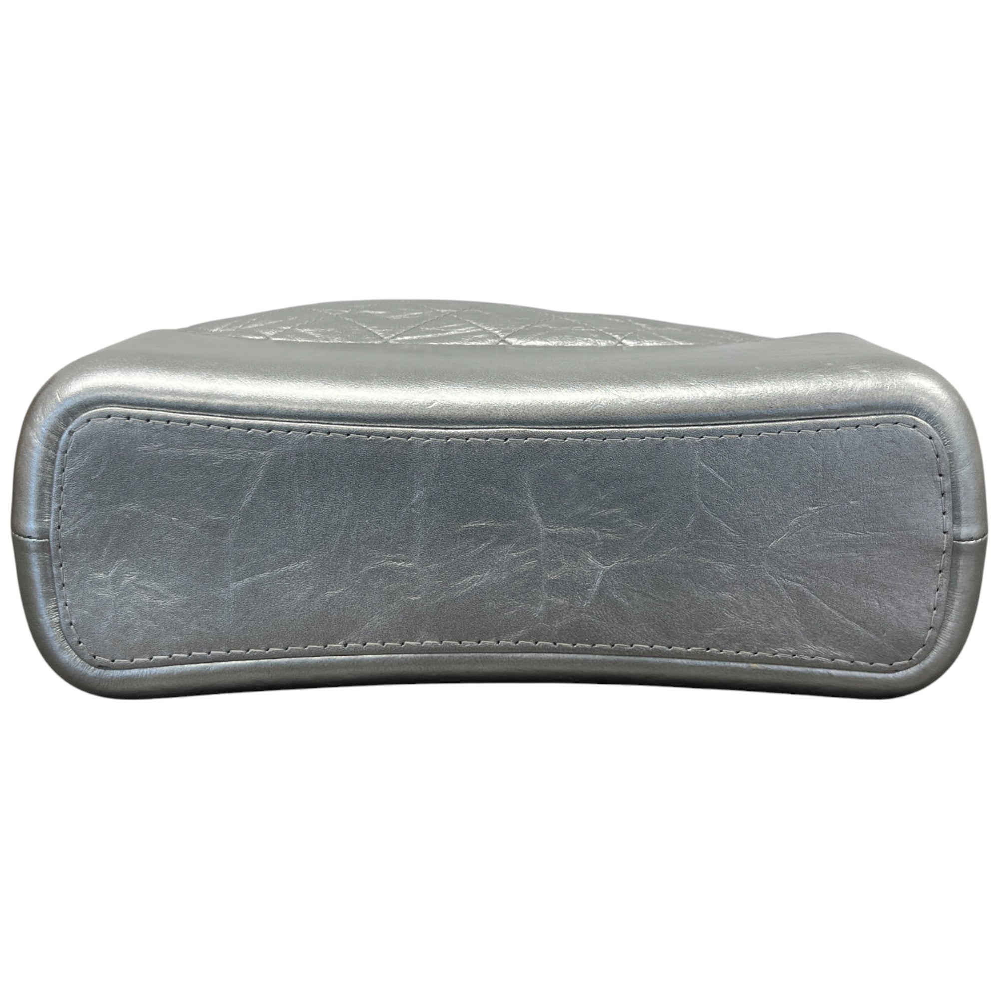 Women's Medium Gabrielle Hobo Handbag Silver