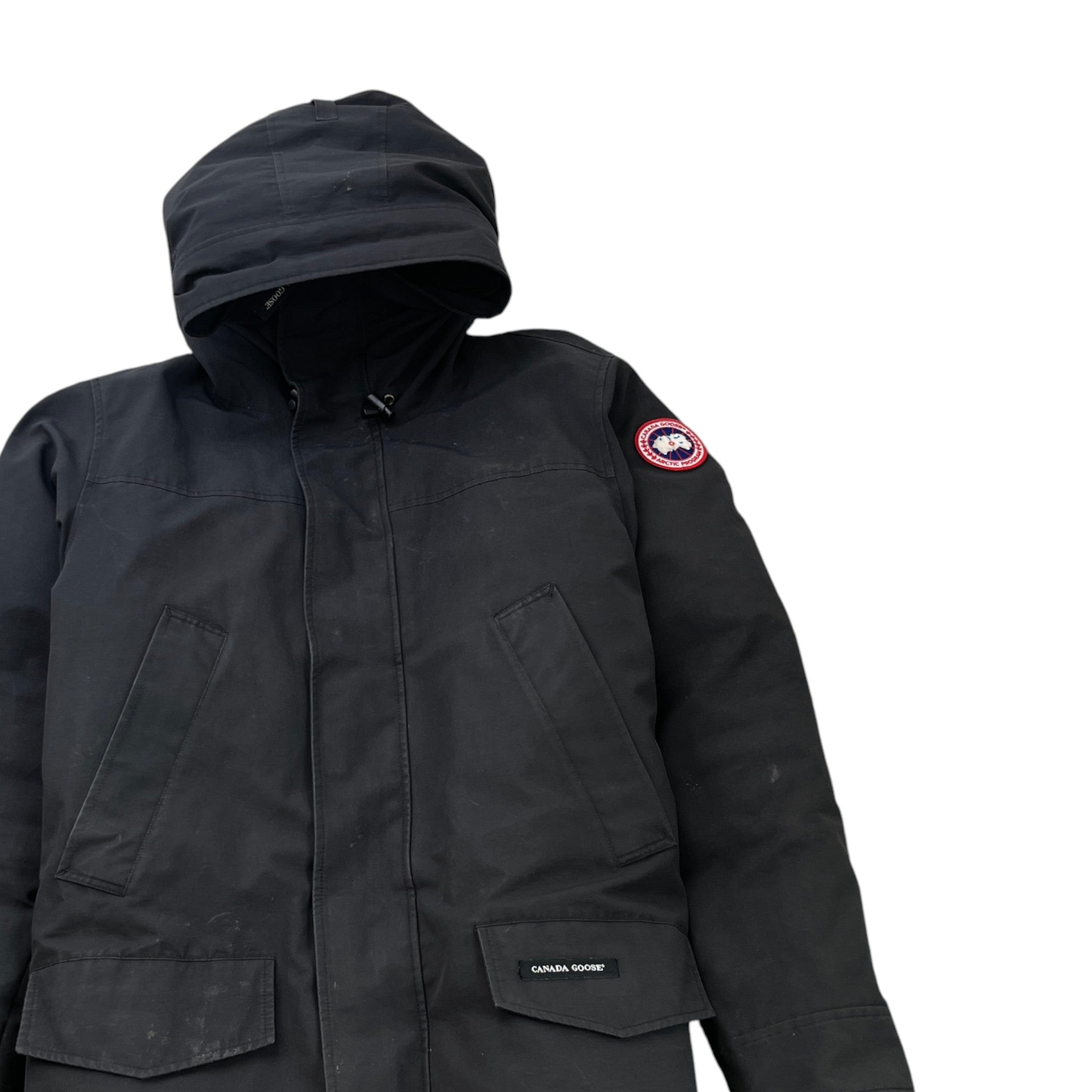 Men's Langford Parka Down Jacket Black Size L