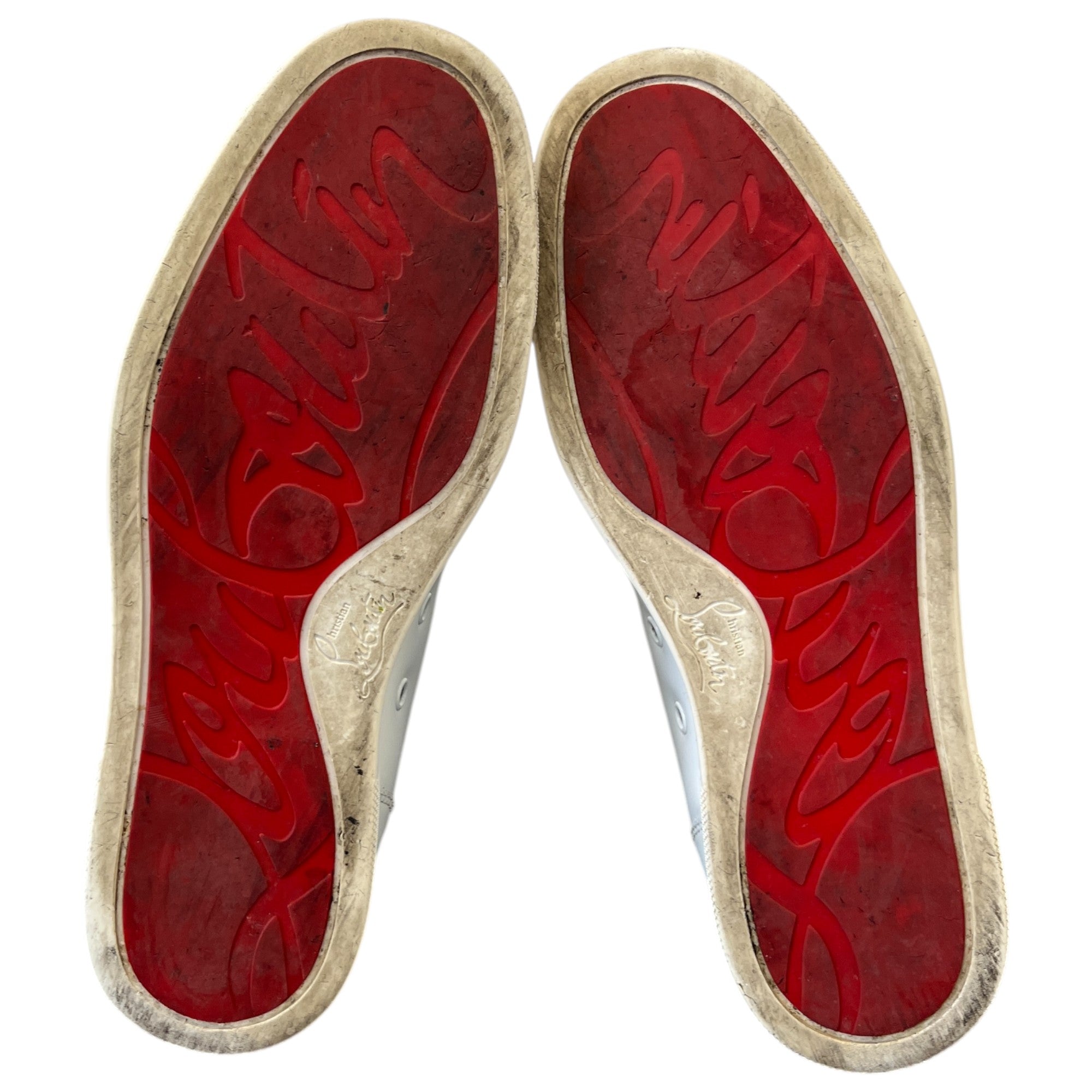 Men's Louis Junior Flat Low Trainers White Size EU 40 / UK 6