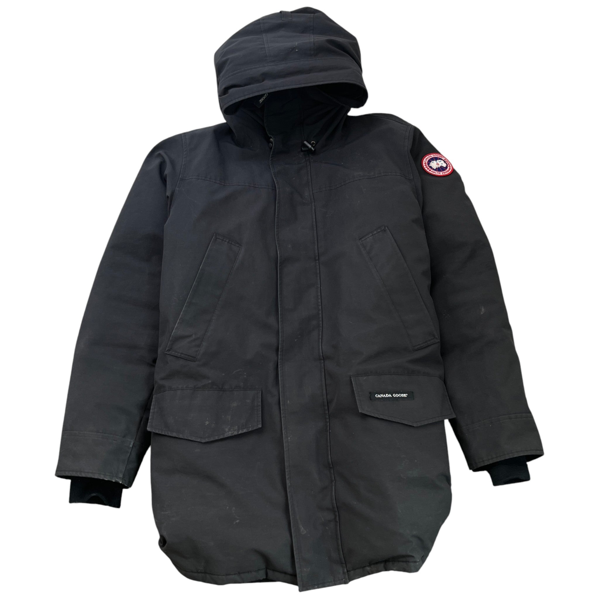 Men's Langford Parka Down Jacket Black Size L