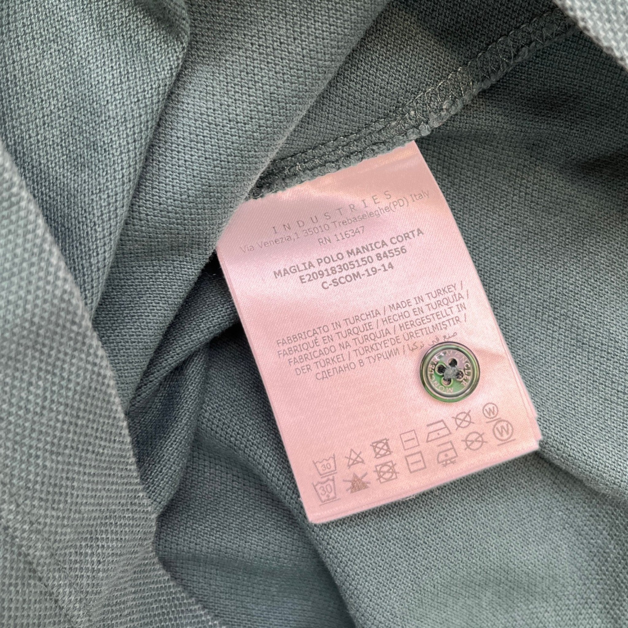 Men's Maglia Polo Shirt Grey Size M