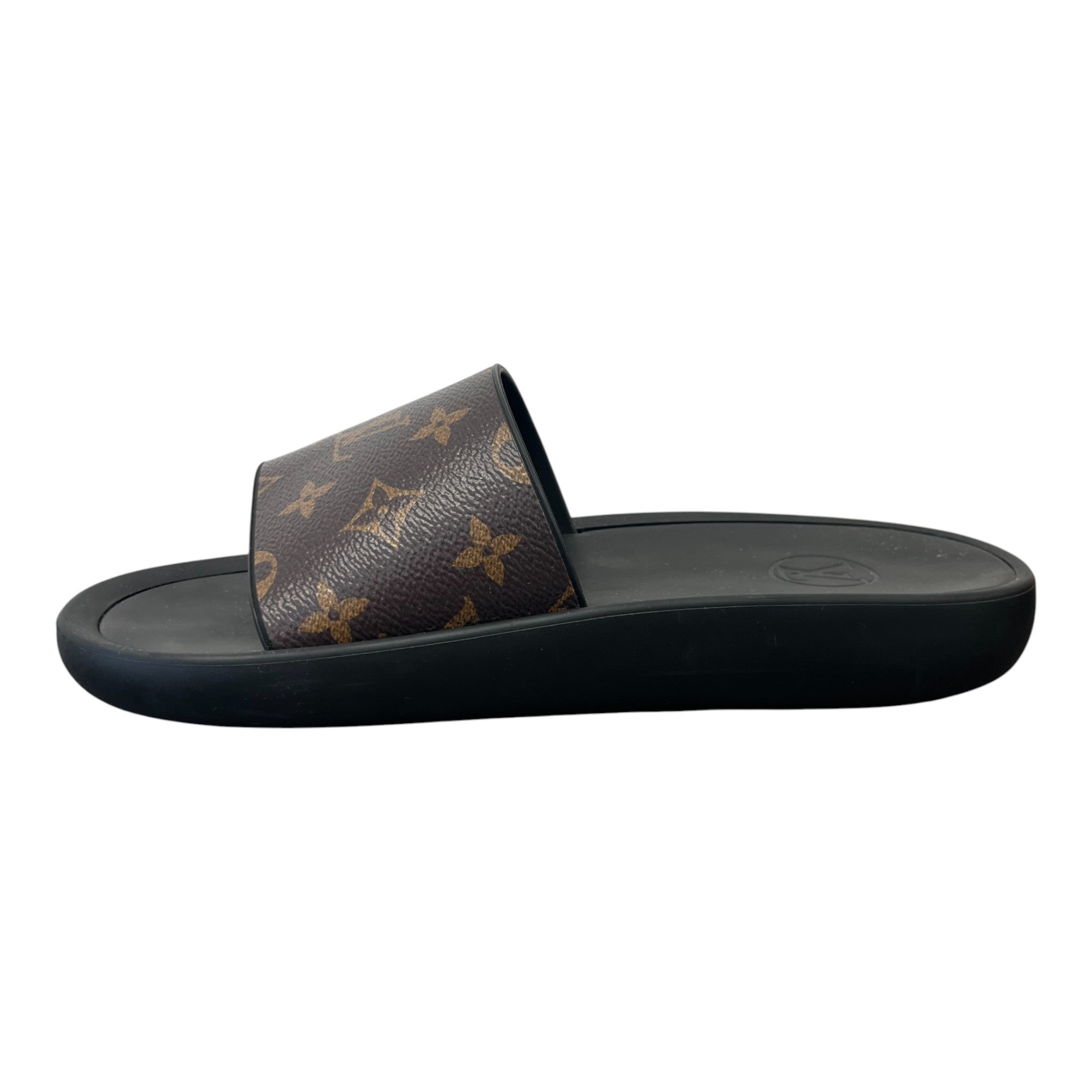 Women's Monogram Waterfront Slides Black Size EU 39 / UK 6