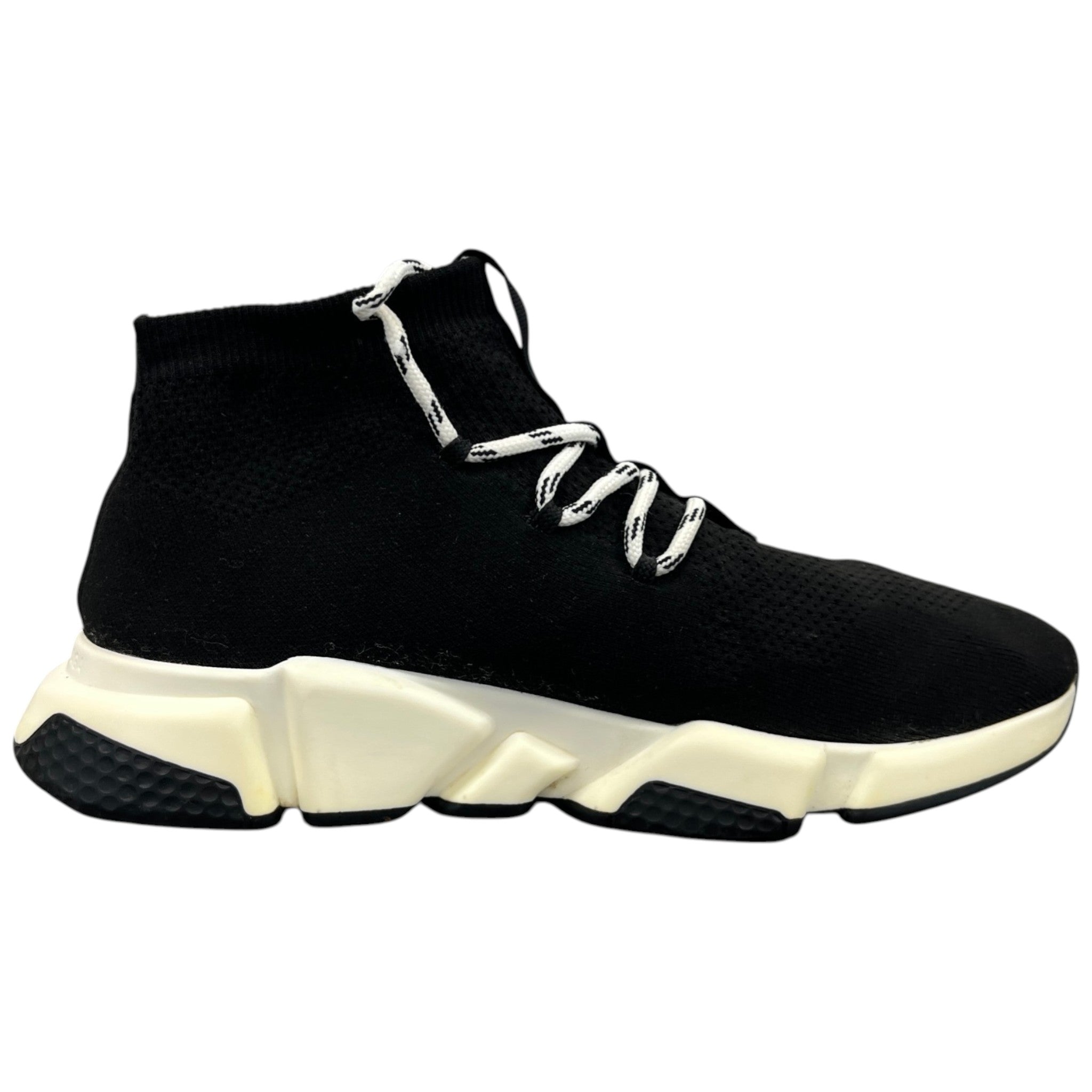 Men's Speed Lace-Up High Trainers Black Size EU 42 / UK 8