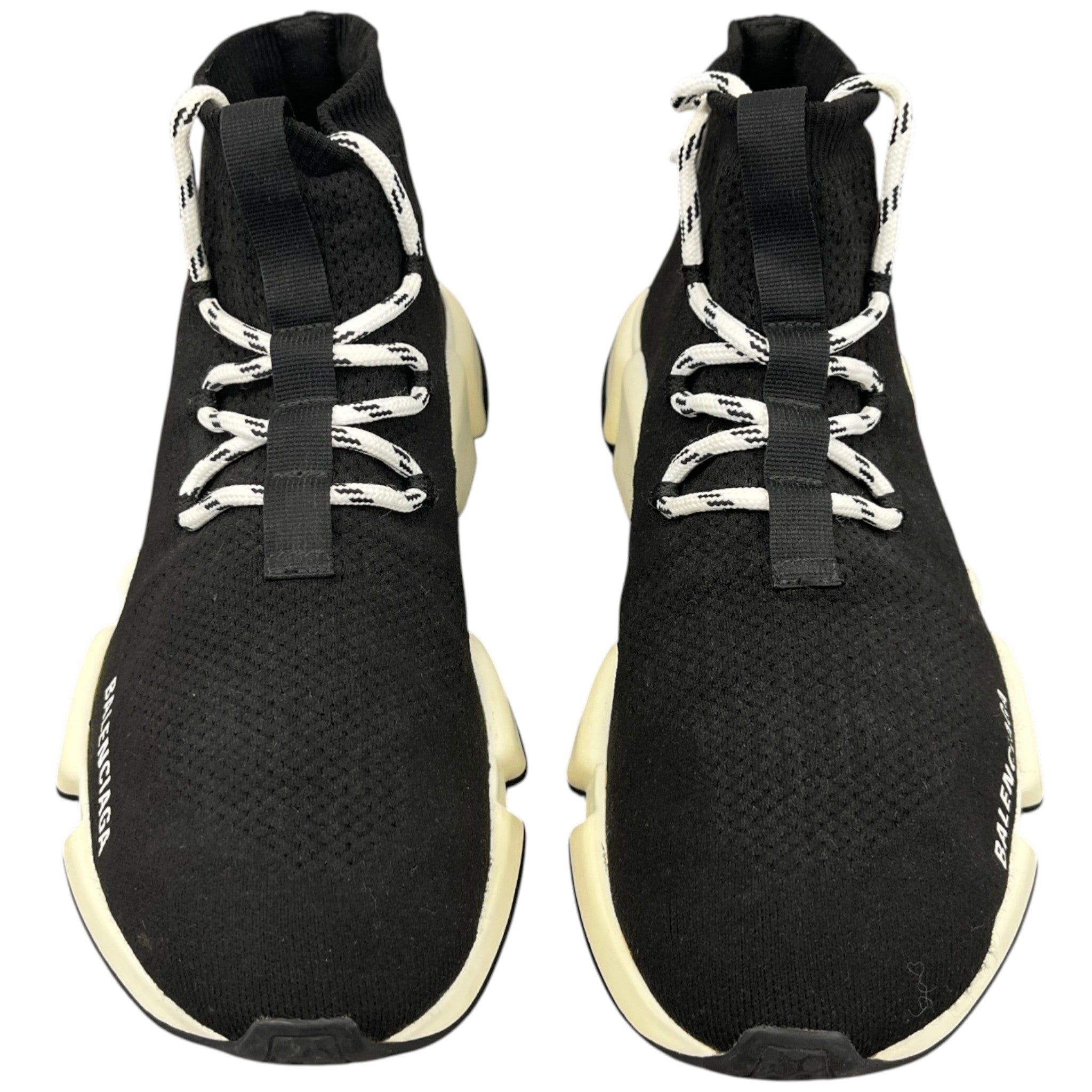 Men's Speed Lace-Up High Trainers Black Size EU 42 / UK 8