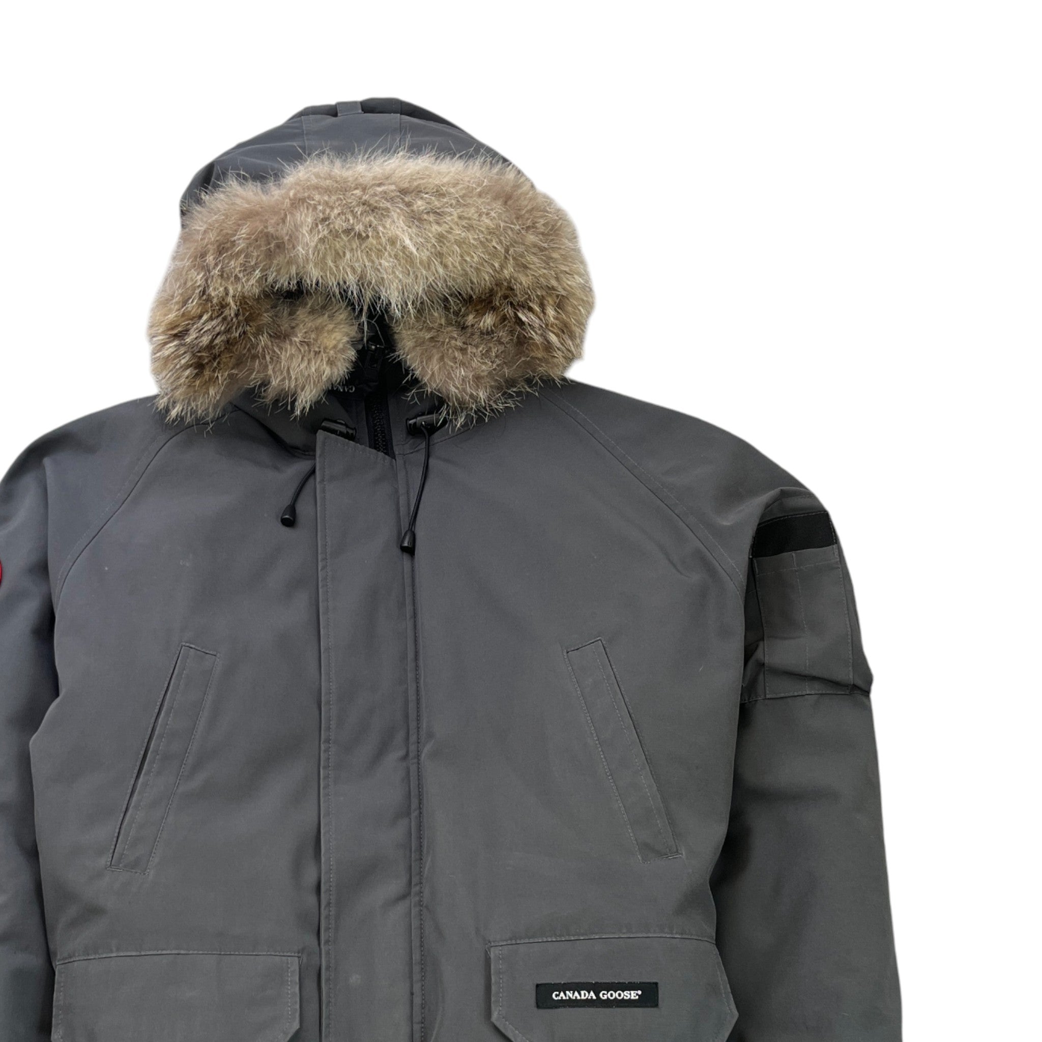 Men's Chilliwack Bomber Down Jacket Grey Size S