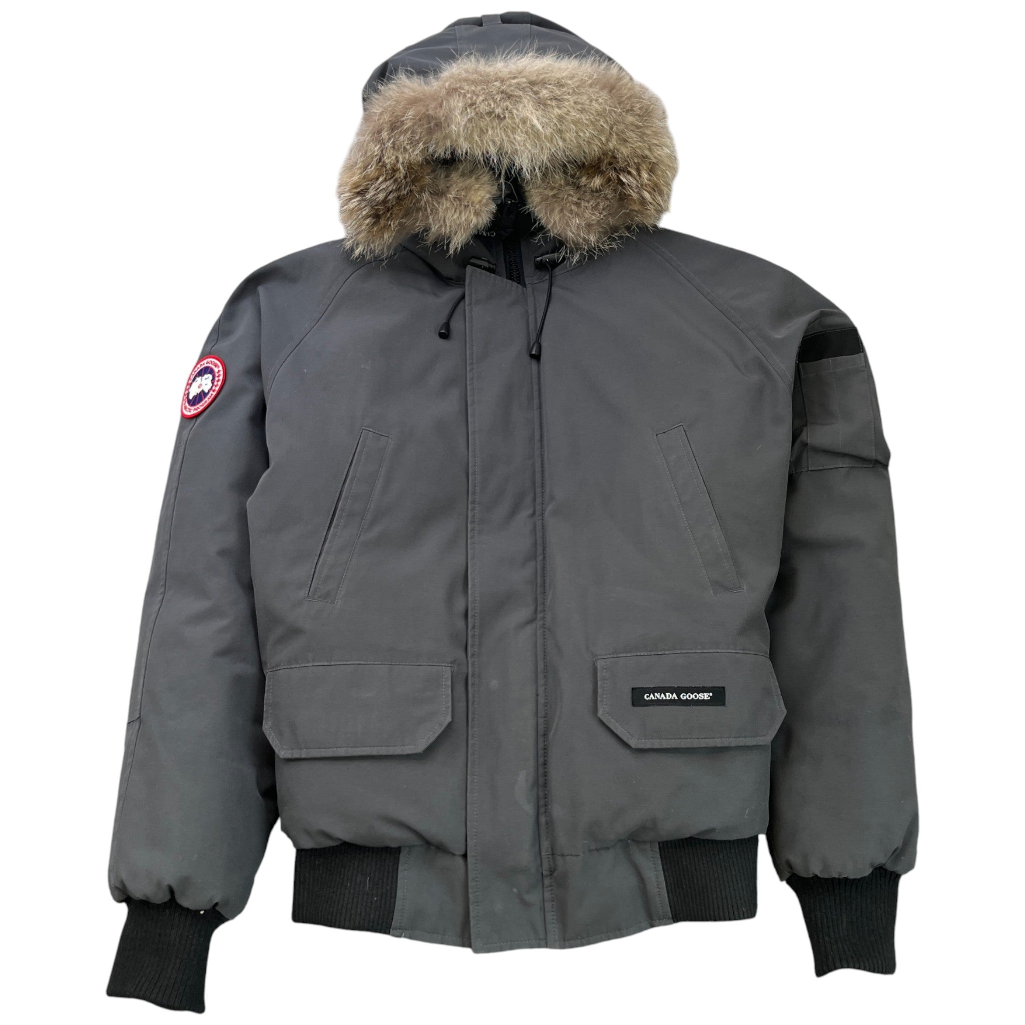 Men's Chilliwack Bomber Down Jacket Grey Size S