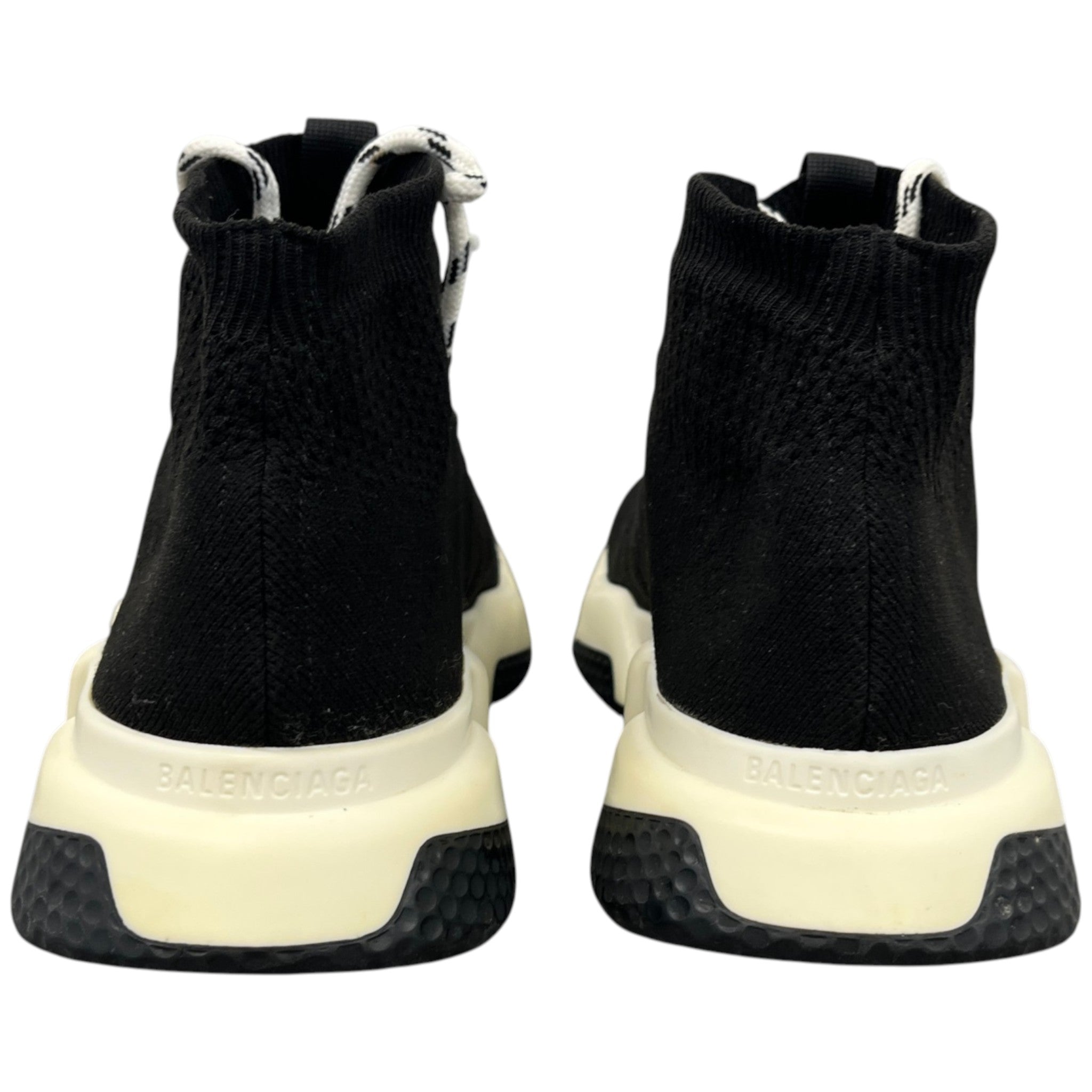 Men's Speed Lace-Up High Trainers Black Size EU 42 / UK 8