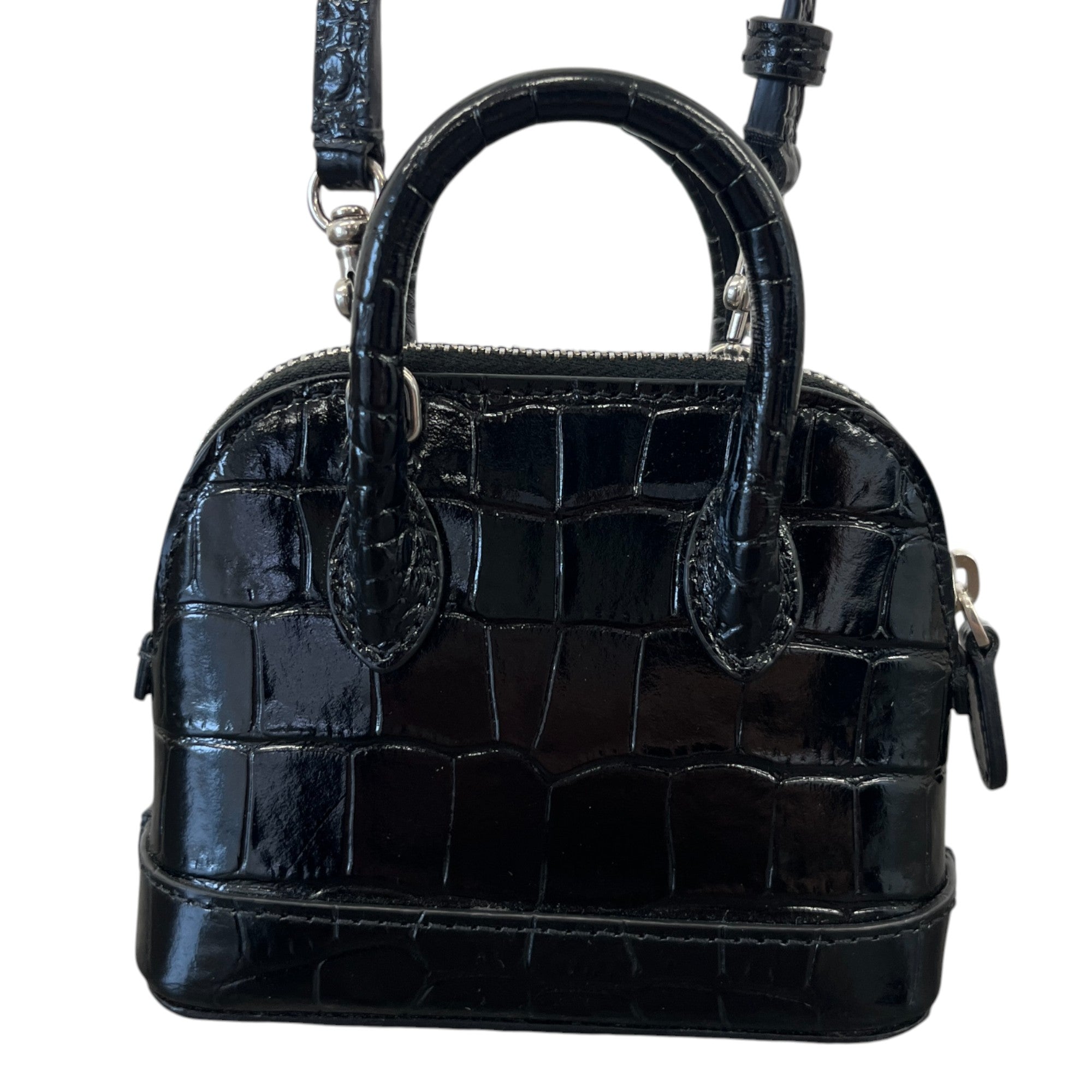 Women's Croc Micro Ville Top Handle Bag Black