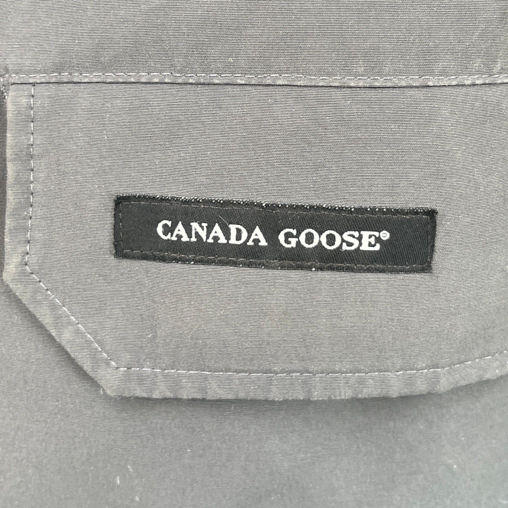 Men's Chilliwack Bomber Down Jacket Grey Size S