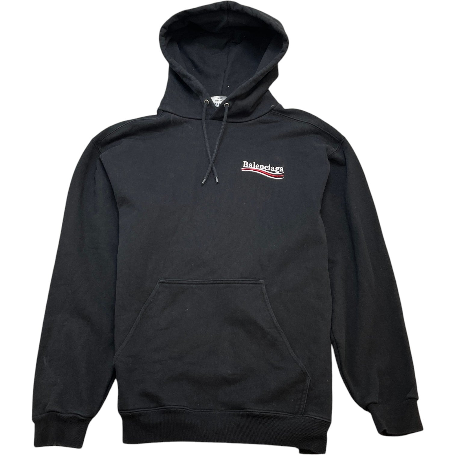 Men's Political Campaign Logo Hoodie Black Size S