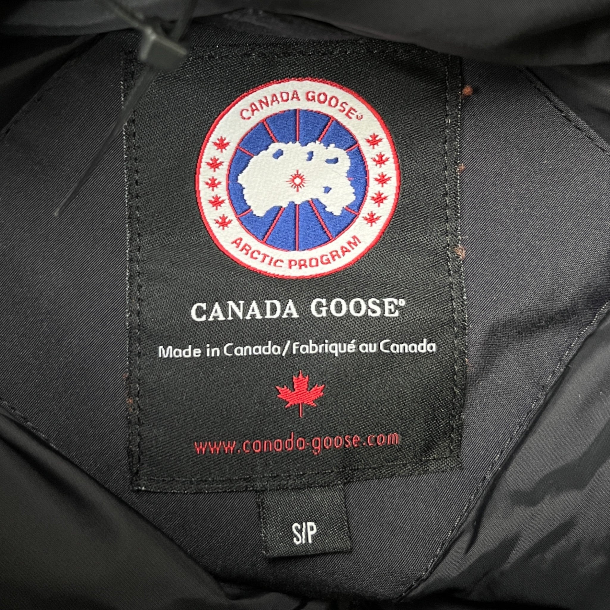 Men's Langford Parka Down Jacket Navy Size S