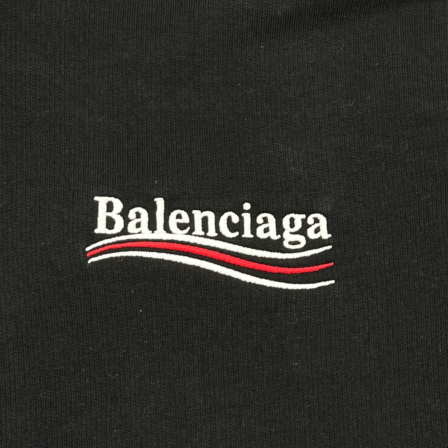 Men's Political Campaign Logo Hoodie Black Size S