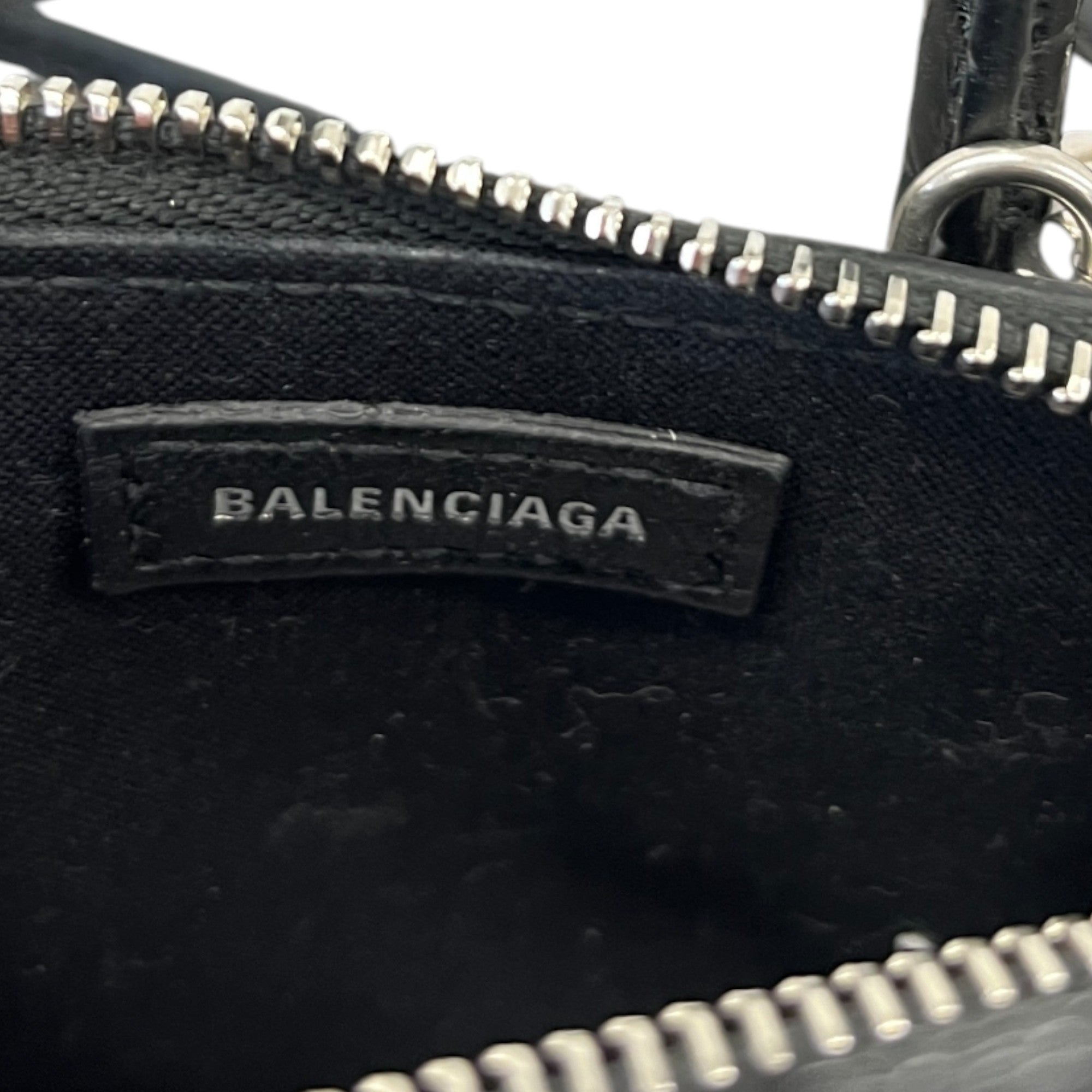 Women's Croc Micro Ville Top Handle Bag Black