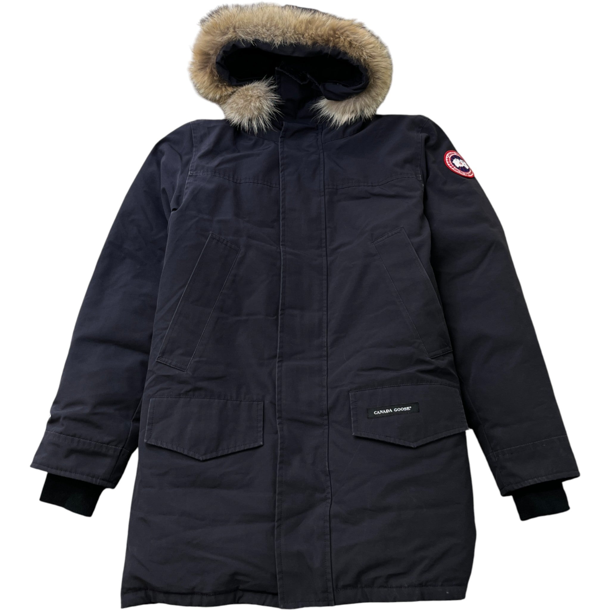 Men's Langford Parka Down Jacket Navy Size S