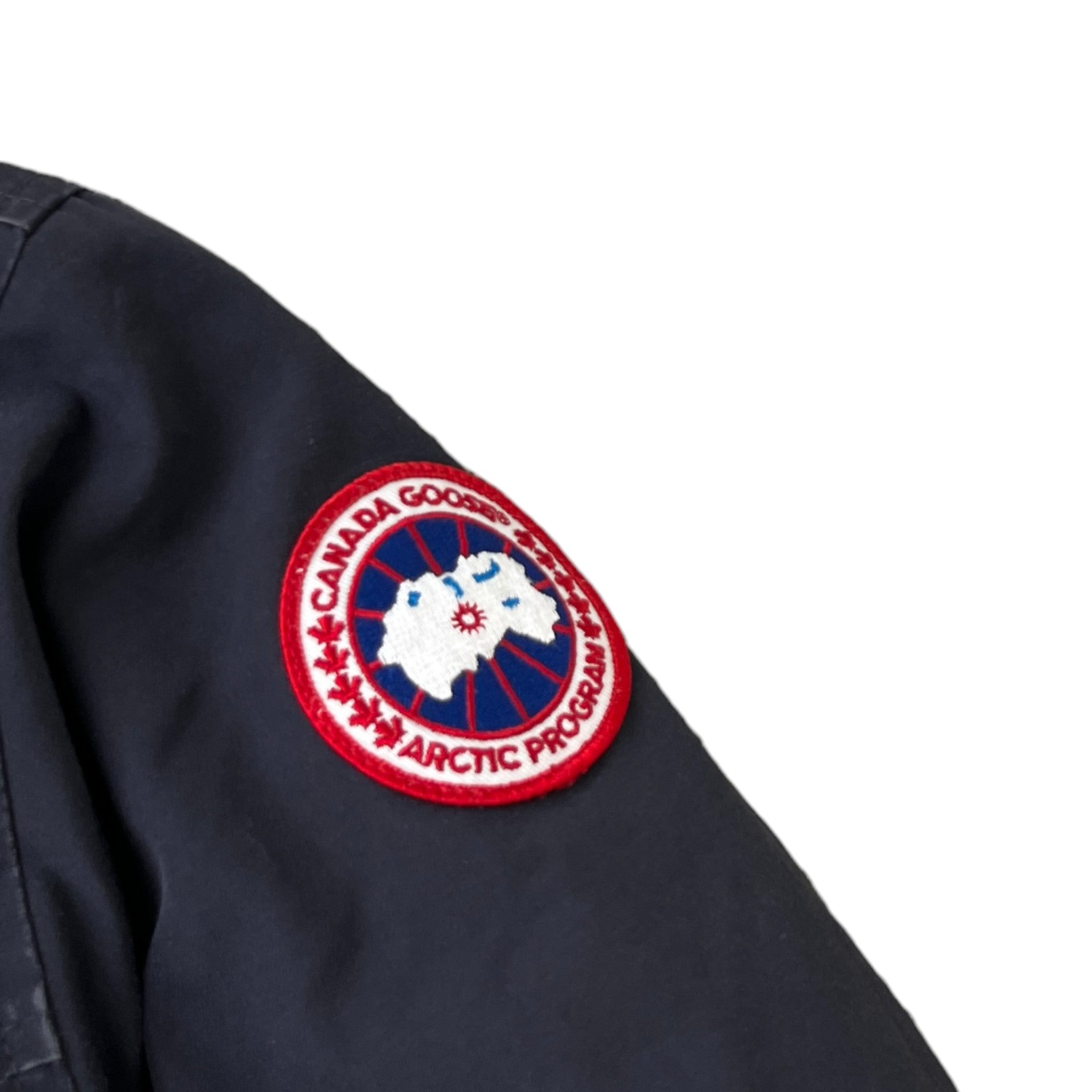Men's Langford Parka Down Jacket Navy Size S