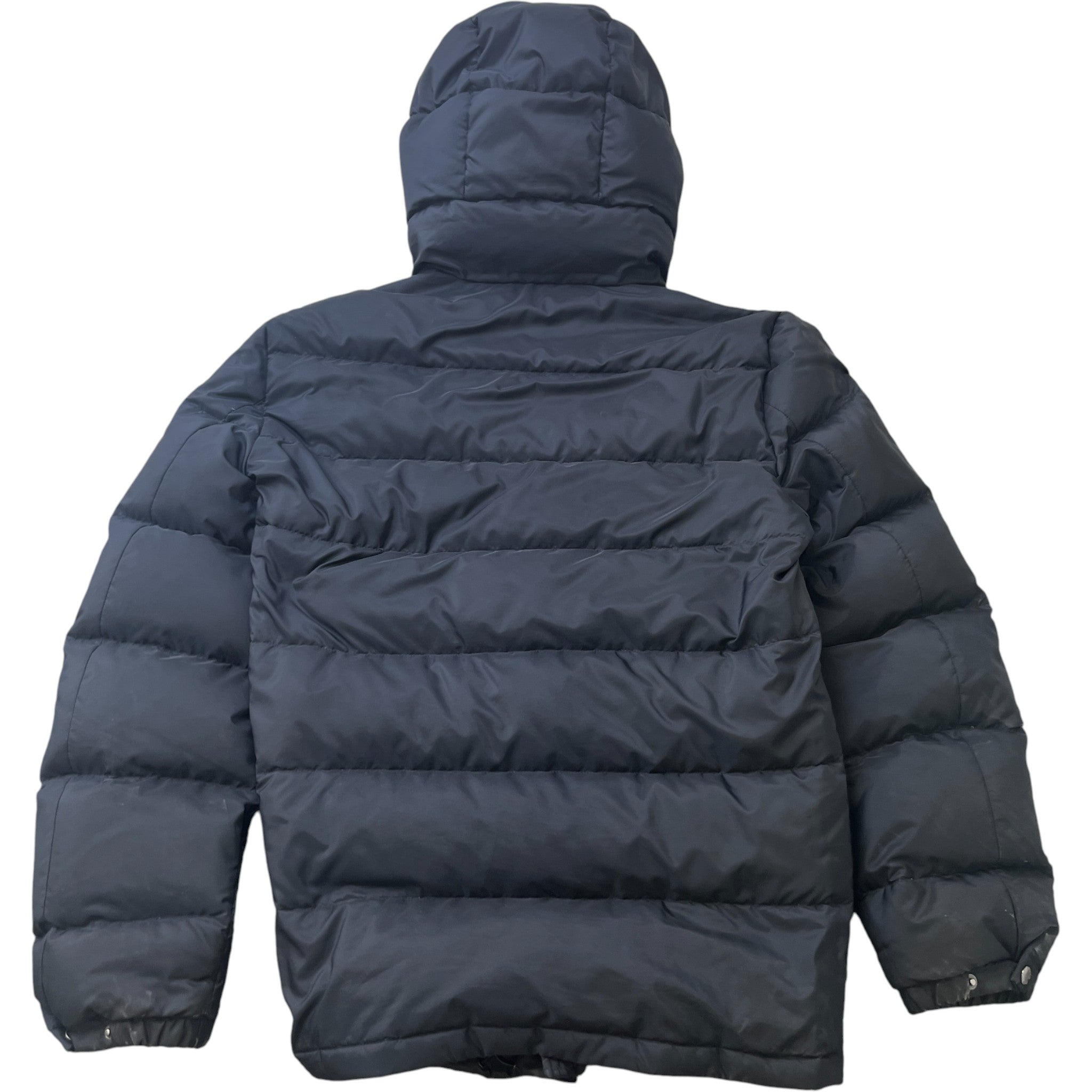 Men's Plaque Logo Down Jacket Navy Size IT 50 / L