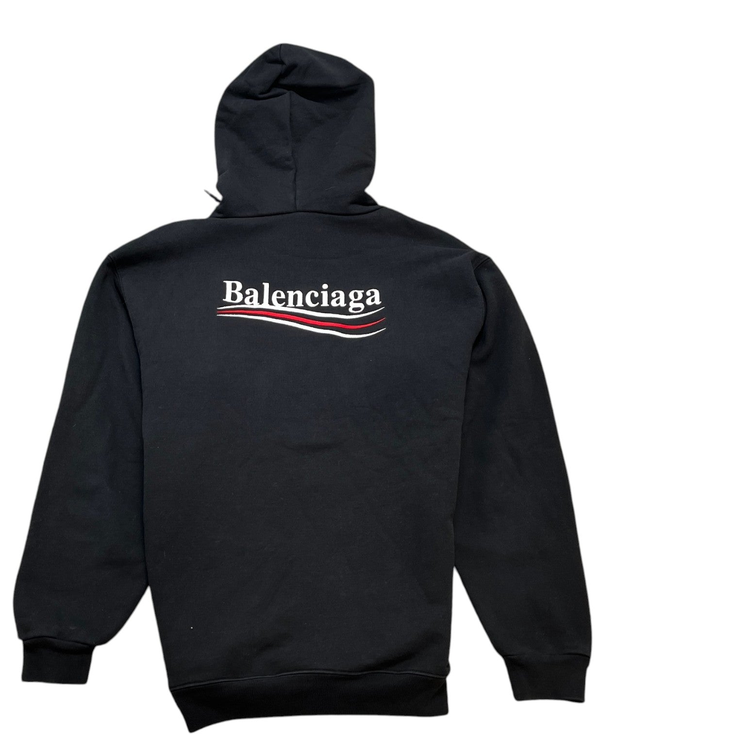 Men's Political Campaign Logo Hoodie Black Size S