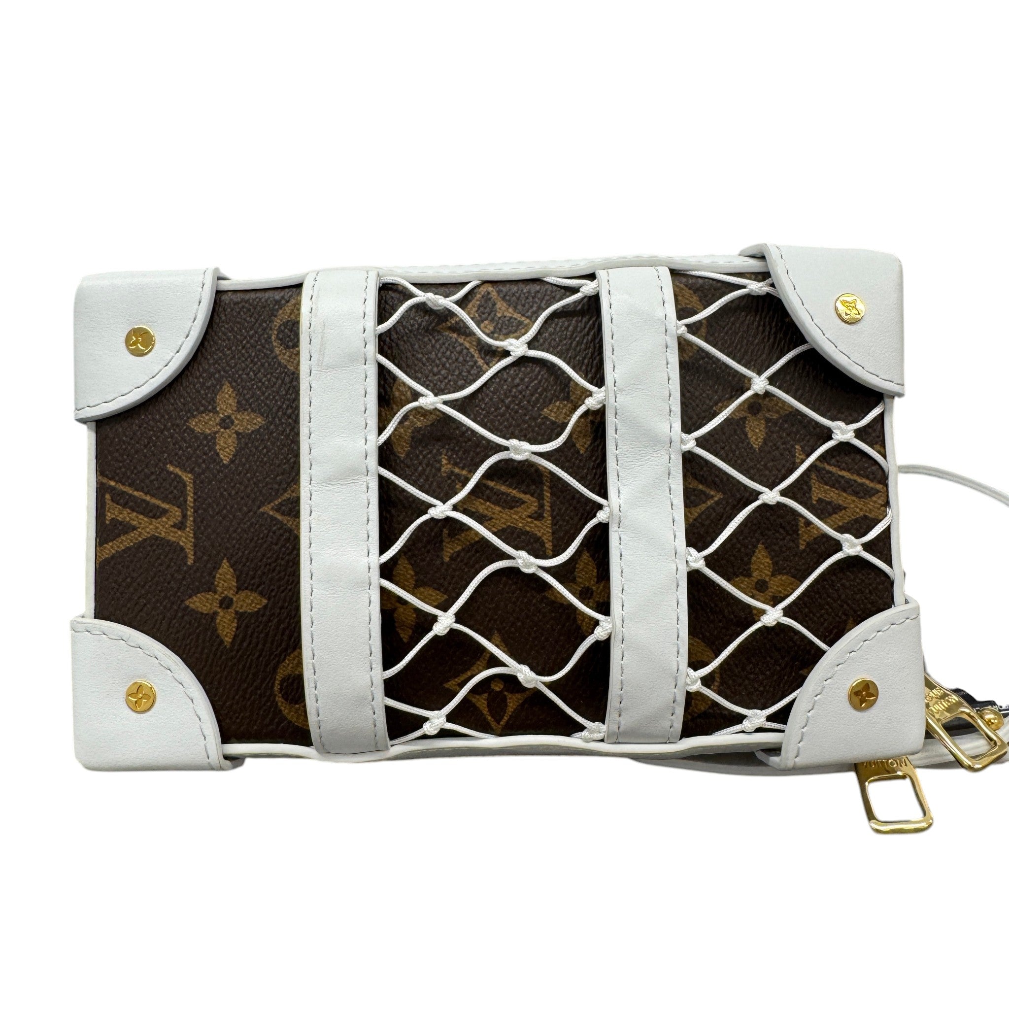 Men's X Nba 2020 Monogram Soft Trunk Phone Box Bag Brown