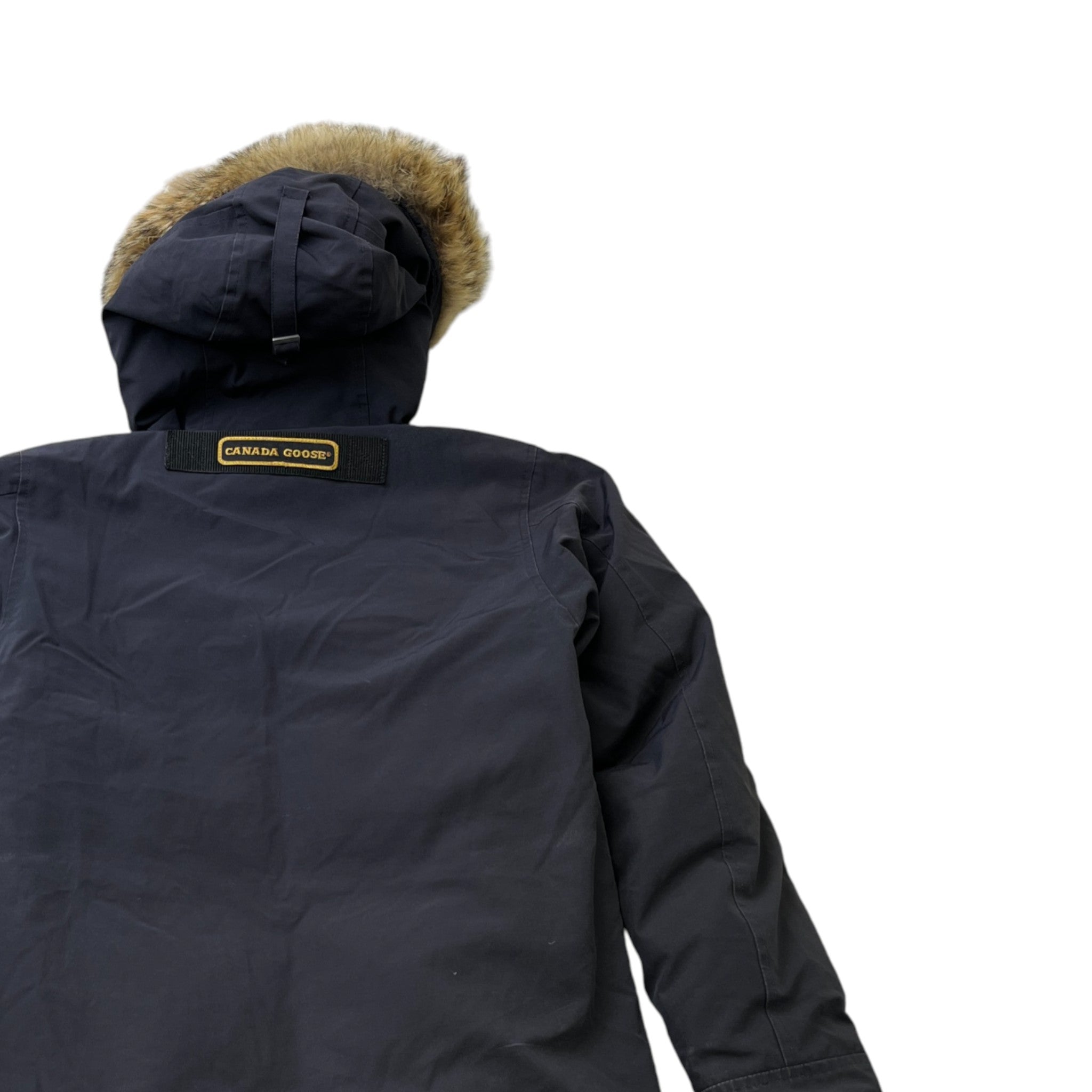 Men's Langford Parka Down Jacket Navy Size S