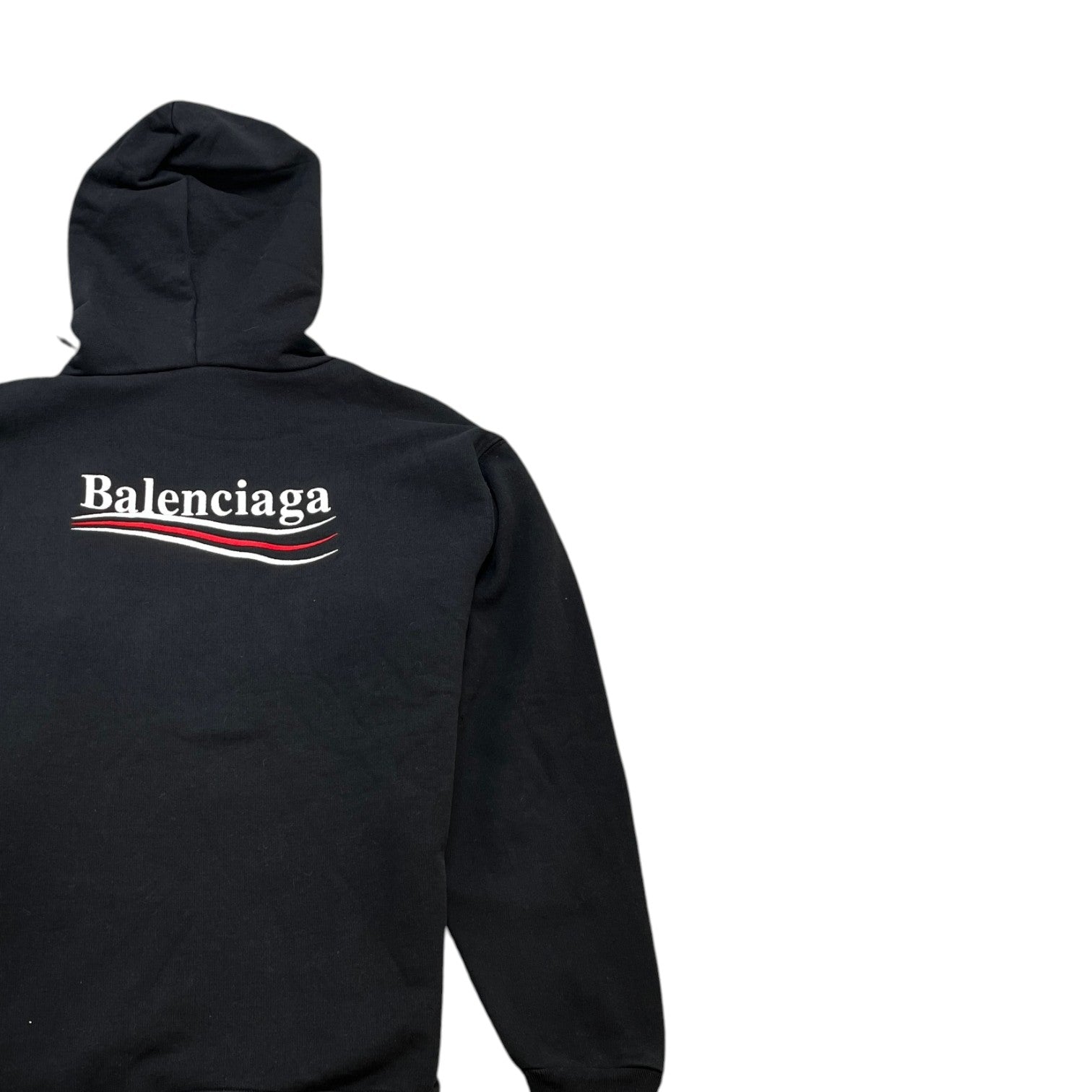 Men's Political Campaign Logo Hoodie Black Size S