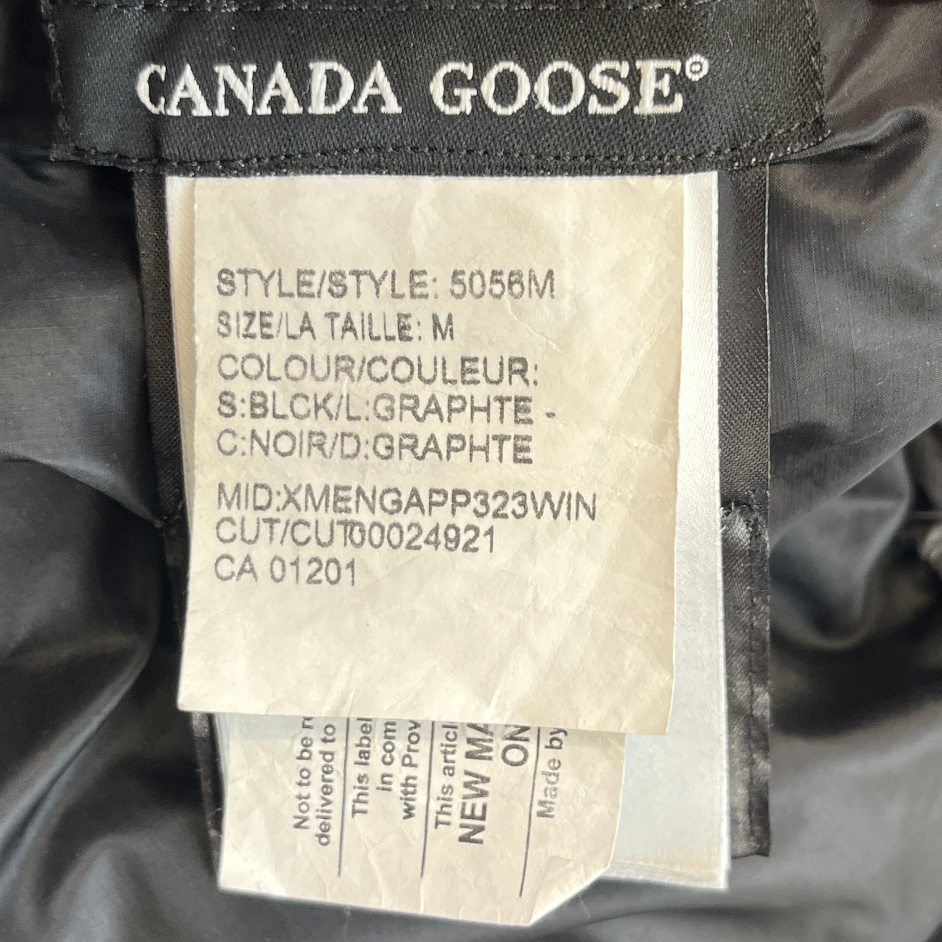 Men's Lodge Down Jacket Black Size M