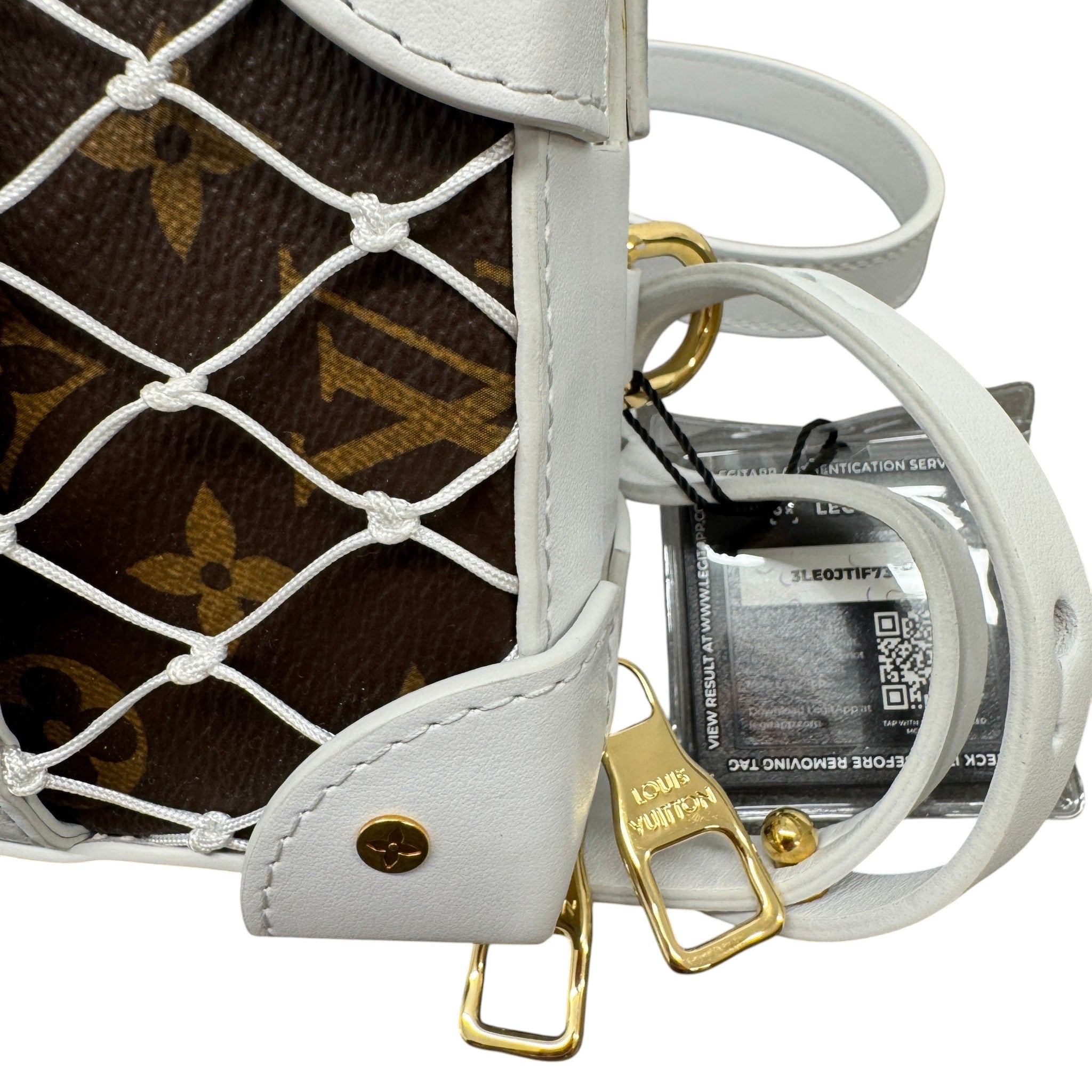 Men's X Nba 2020 Monogram Soft Trunk Phone Box Bag Brown