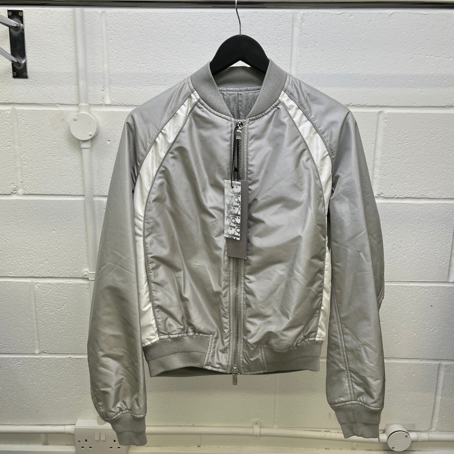 Men's X Air Jordan Bomber Jacket Grey Size IT 48 / M