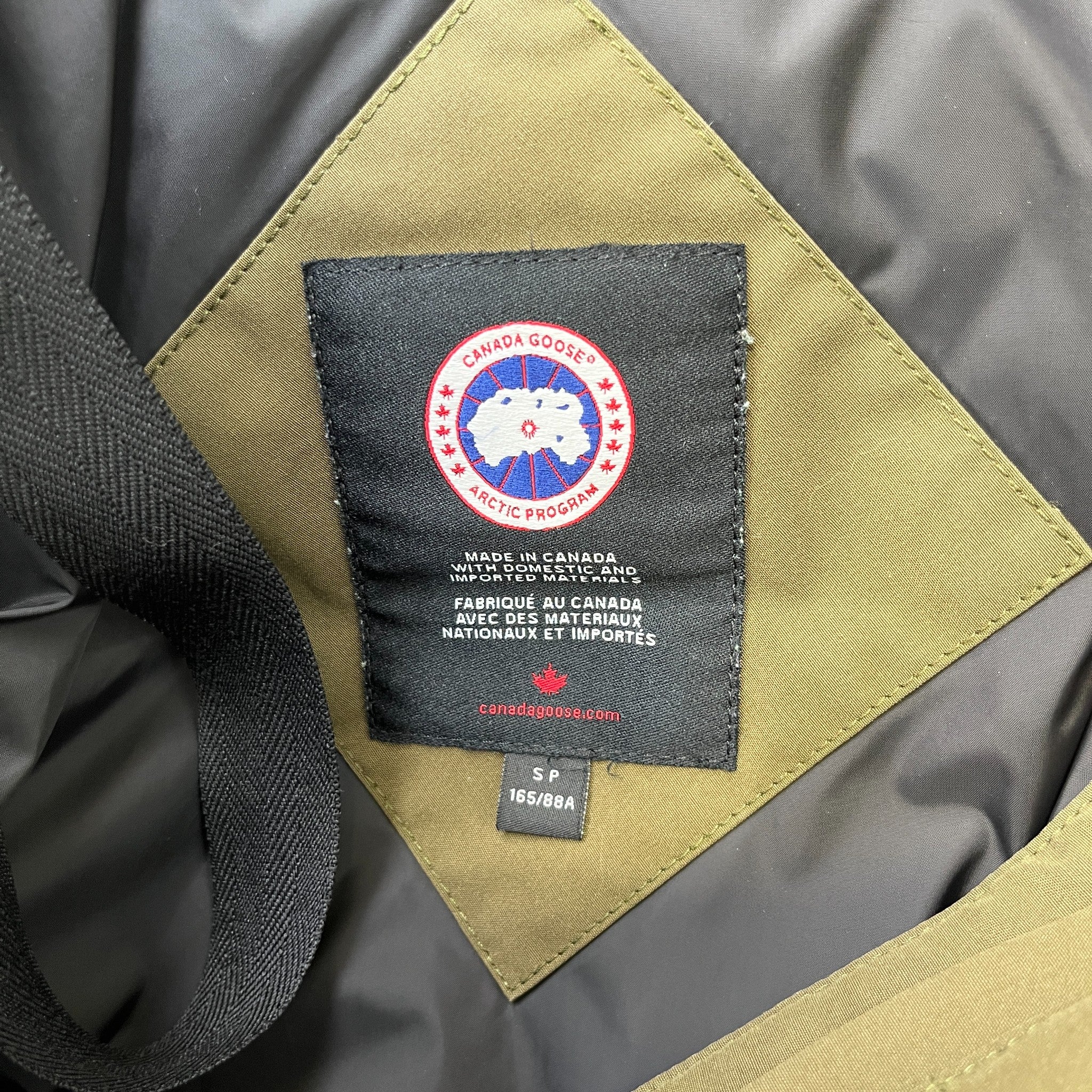 Women's Chelsea Parka Down Jacket Khaki Size S