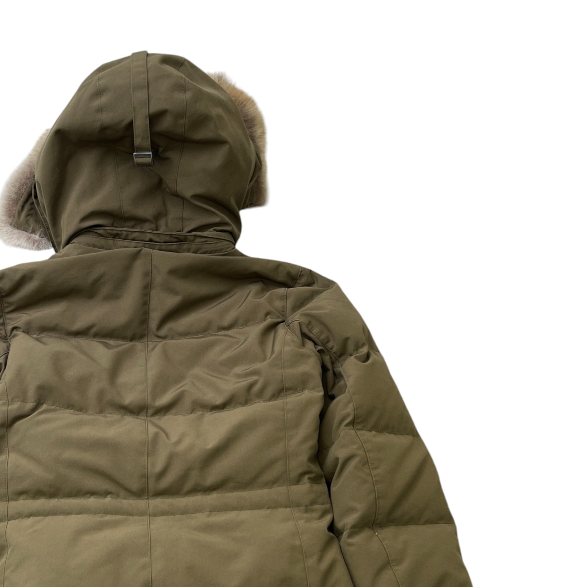 Women's Chelsea Parka Down Jacket Khaki Size S