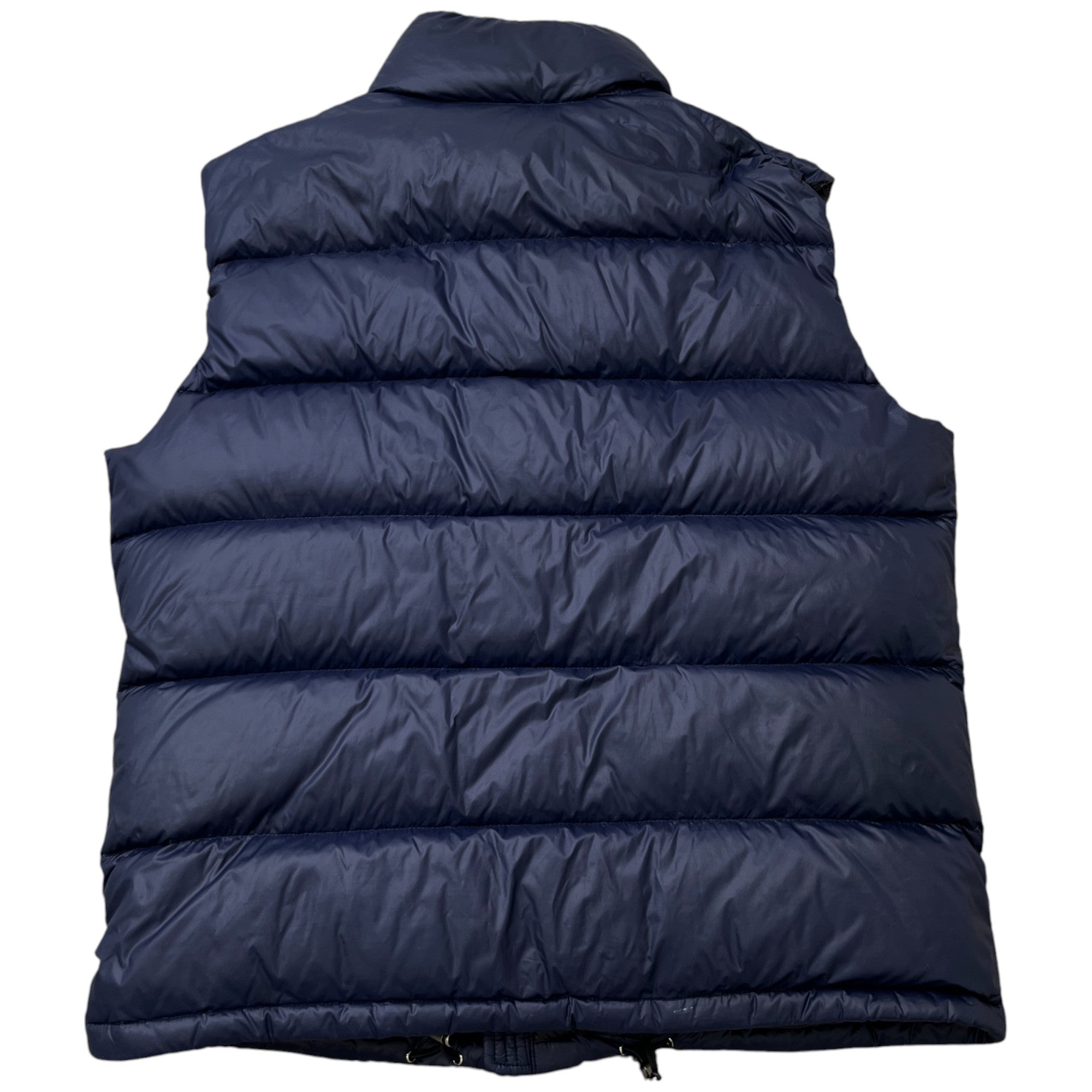 Men's Re-Nylon Plaque Logo Gilet Blue Size IT 50 / L