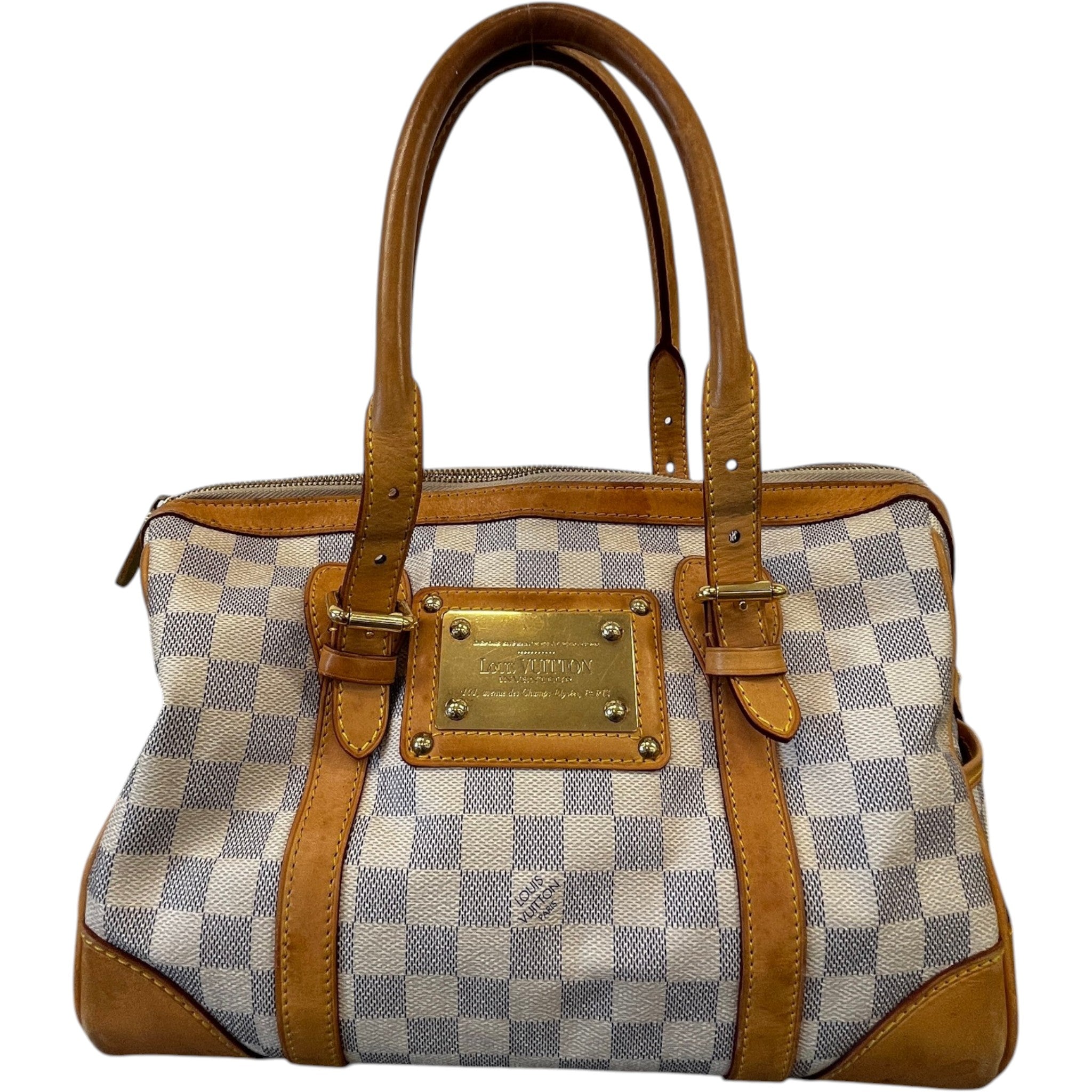Women's Damier Azur Berkeley Bag Cream