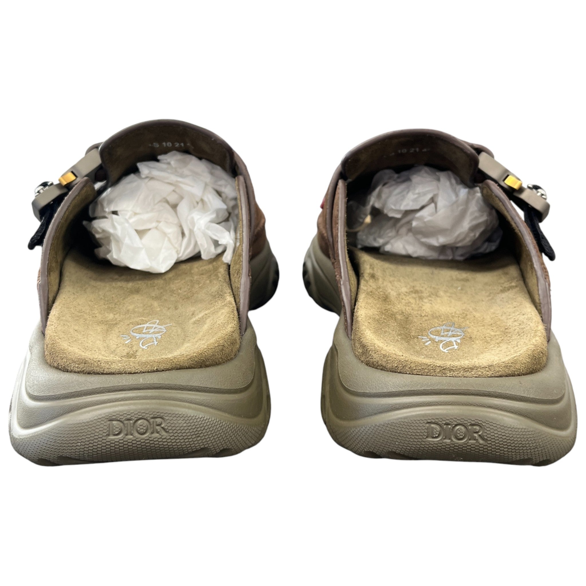 Men's X Travis Scott Cactus Jack Sandals Brown Size EU 42 / UK 8