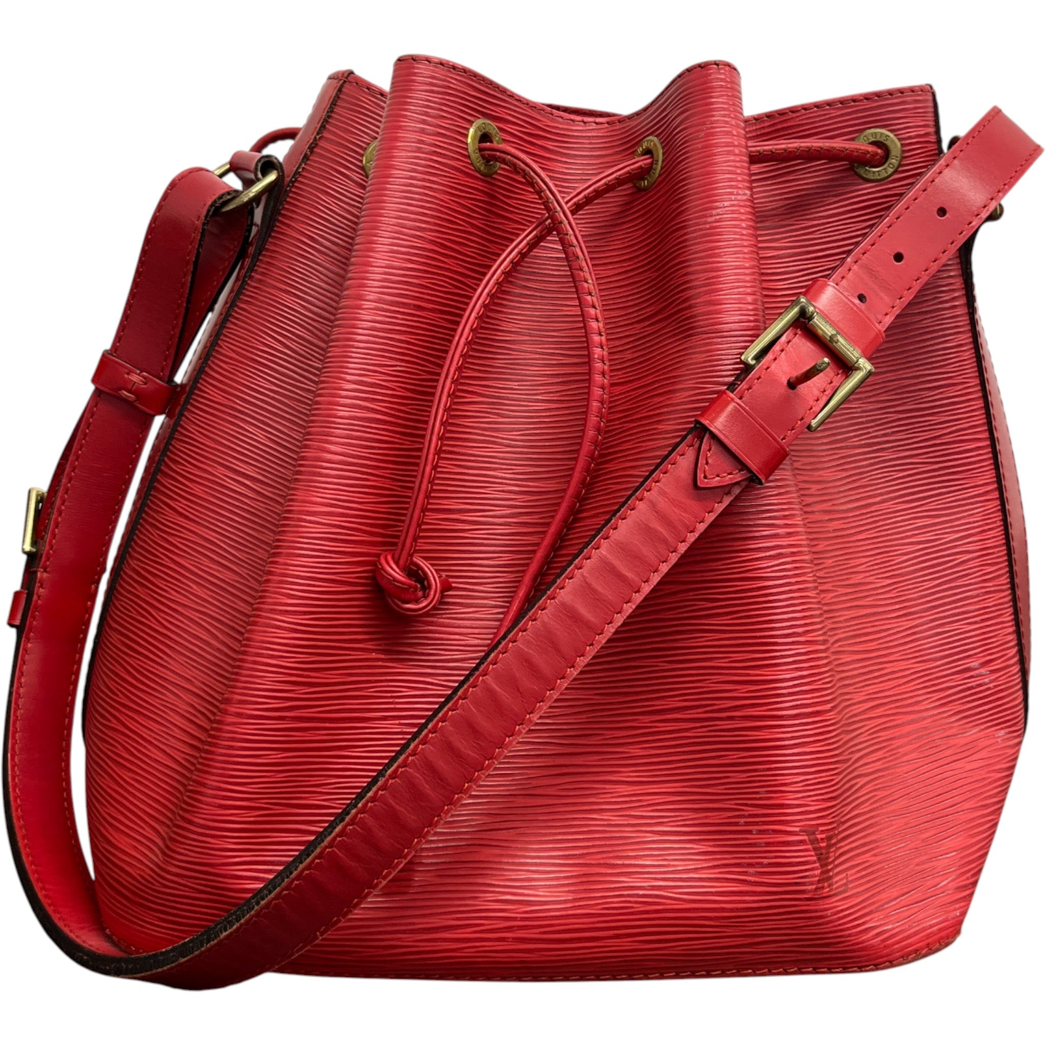 Women's Noe Epi Leather Bag Red