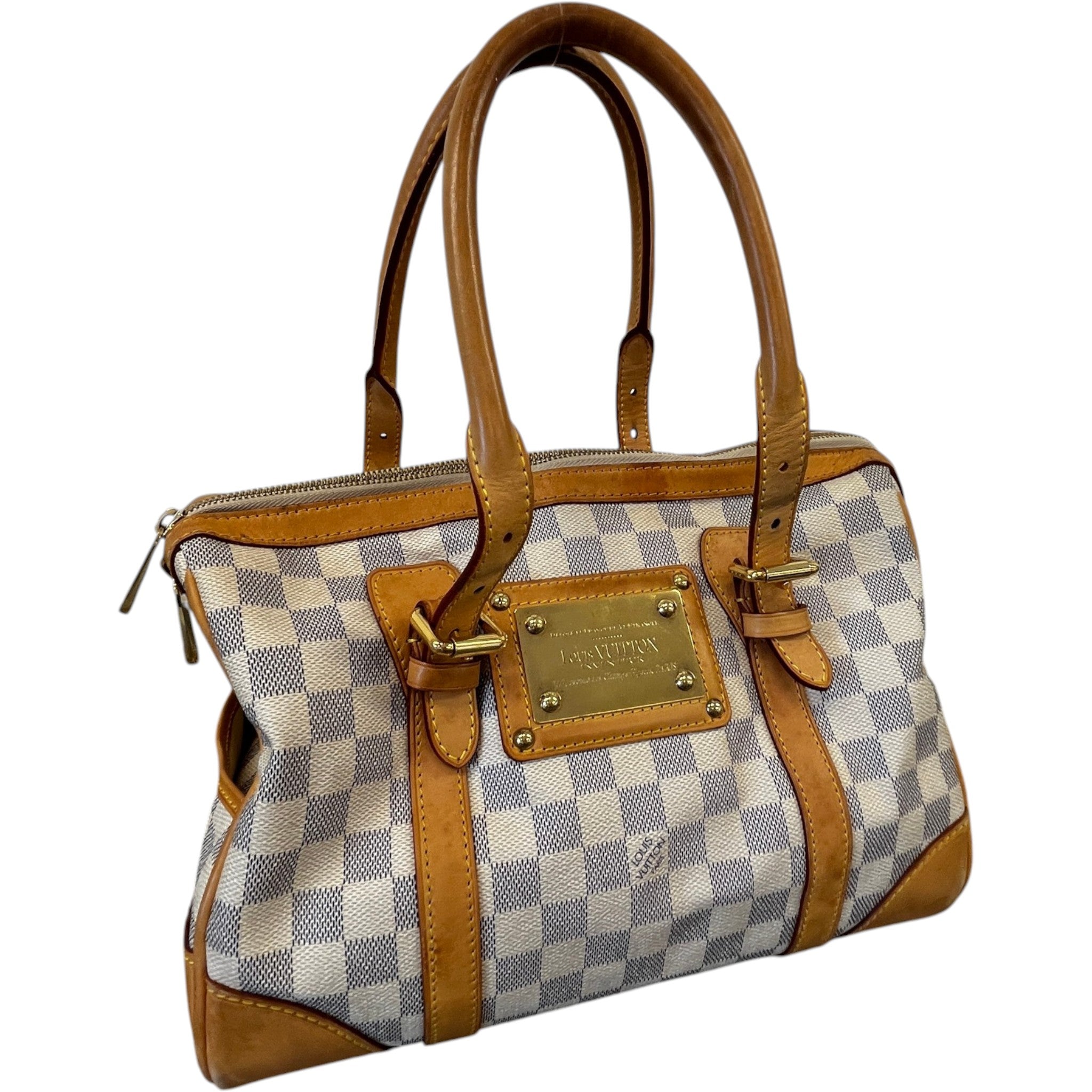 Women's Damier Azur Berkeley Bag Cream